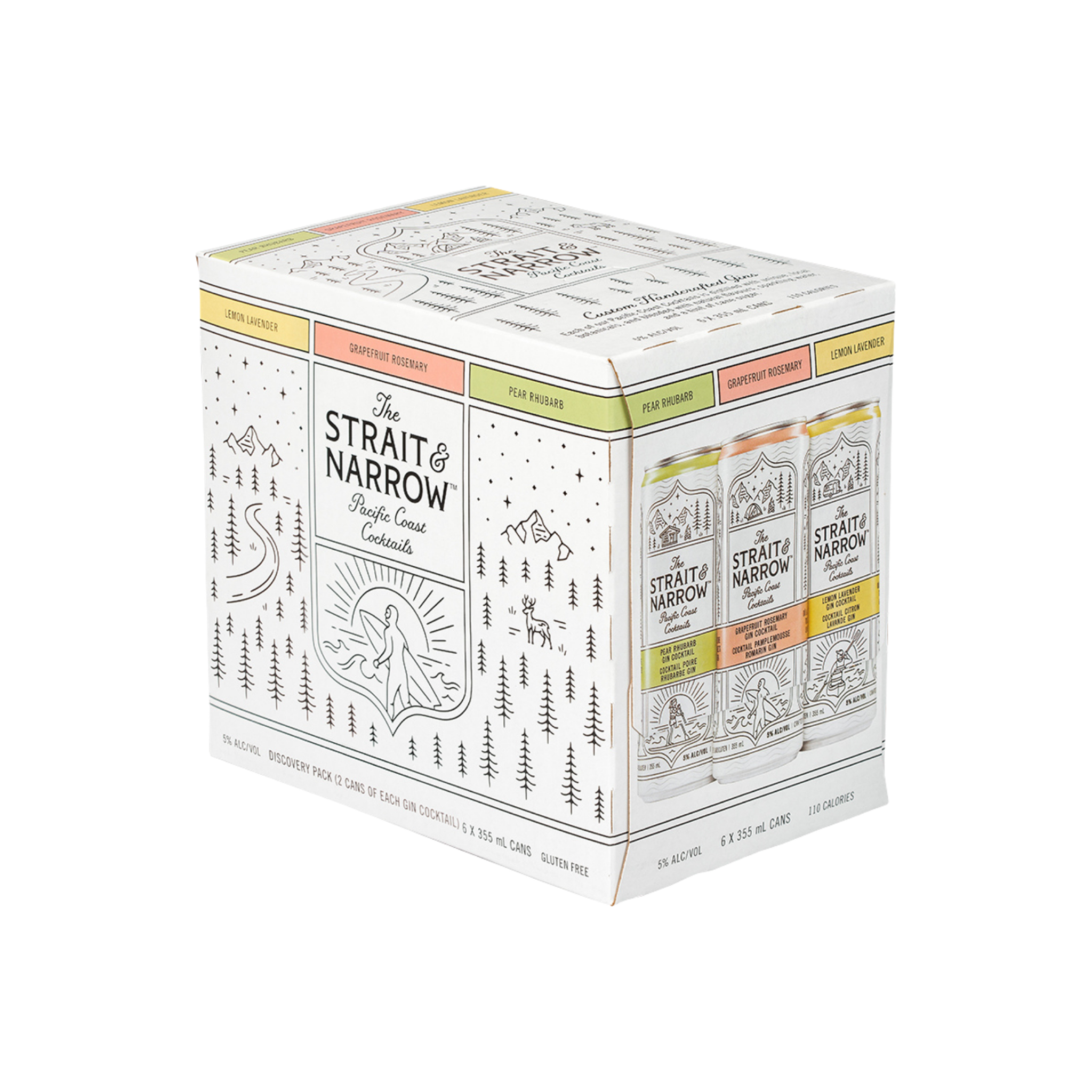 Strait & Narrow Gin Discovery Pack — Cooler