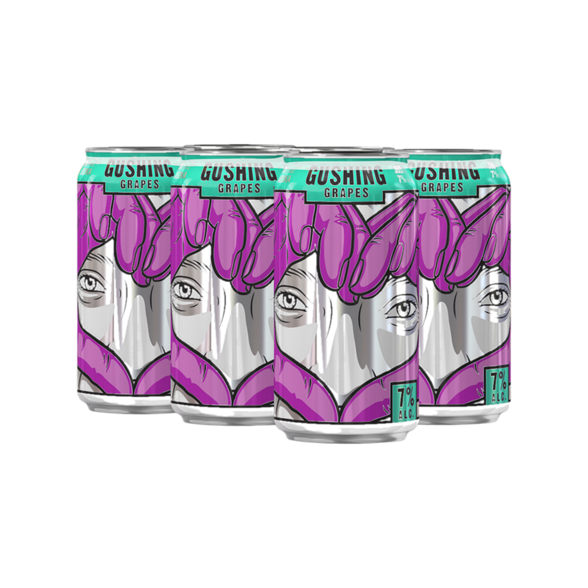 Jaw Drop Gushing Grapes 6pk — Cooler