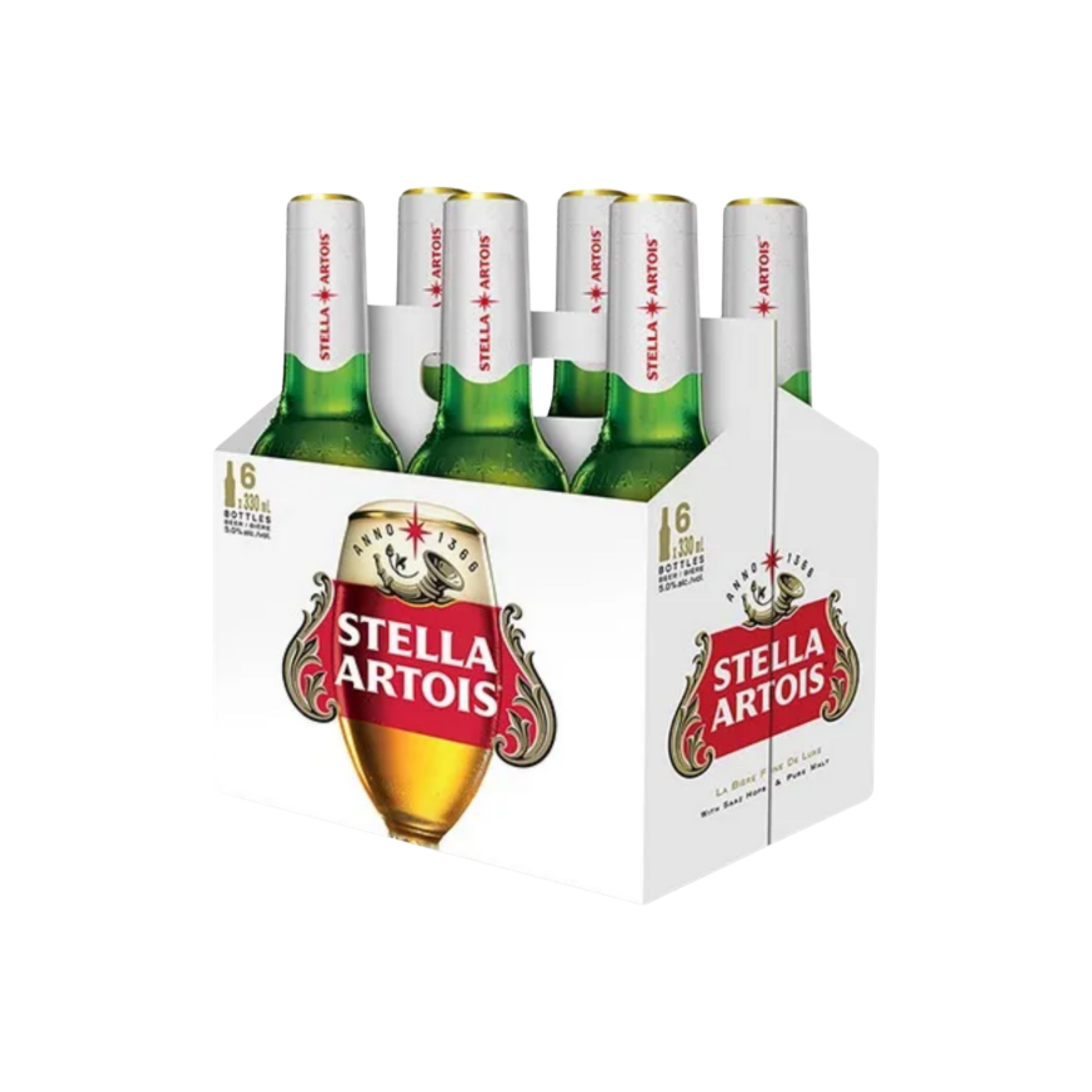 Stella Artois 6pk Bottle — Import Beer