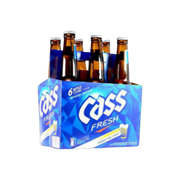 Cass 6pk Bottle — Import Beer