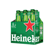 Heineken Lager 6pk Bottle — Import Beer