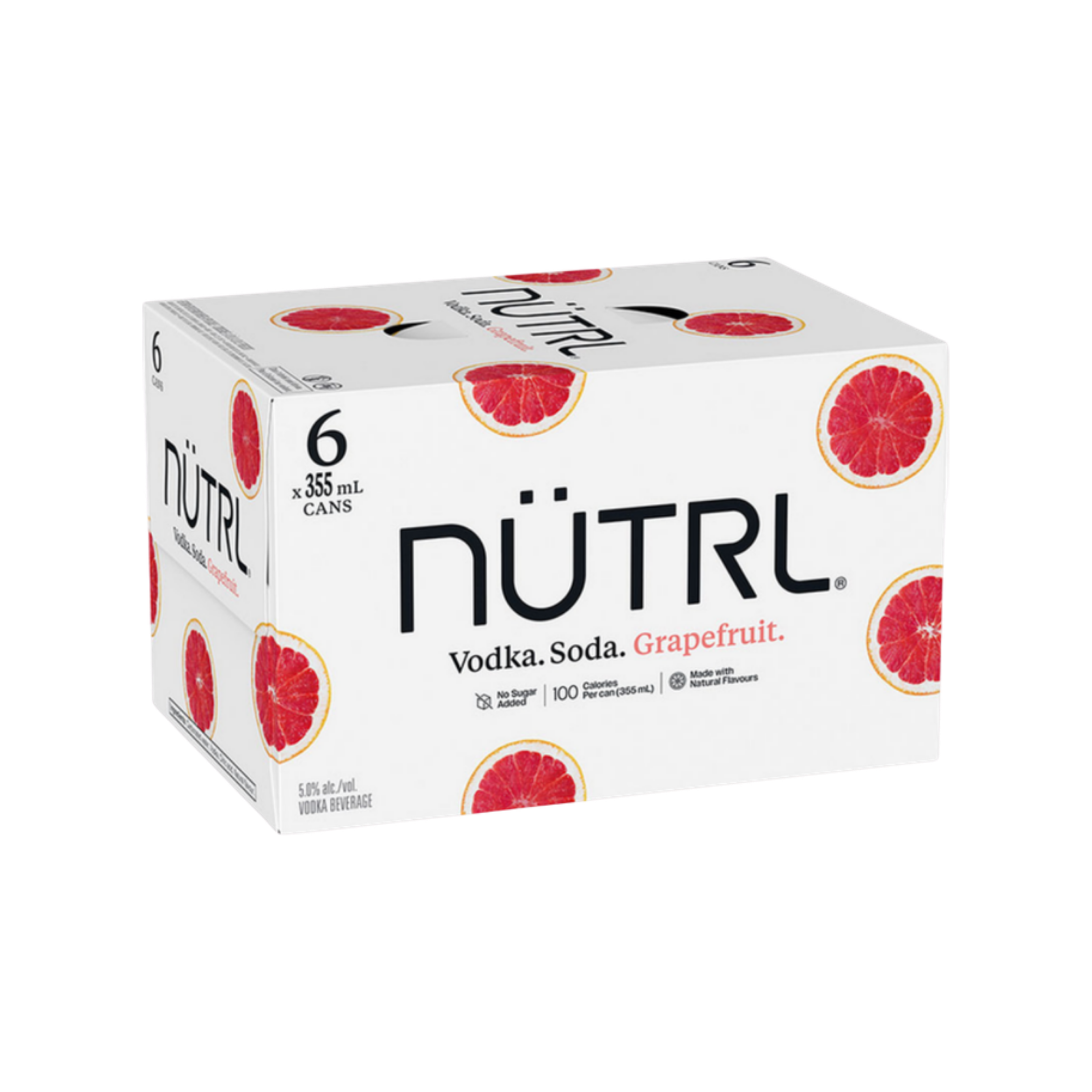 Nutrl Vodka Soda Grapefruit 6pk — Cooler