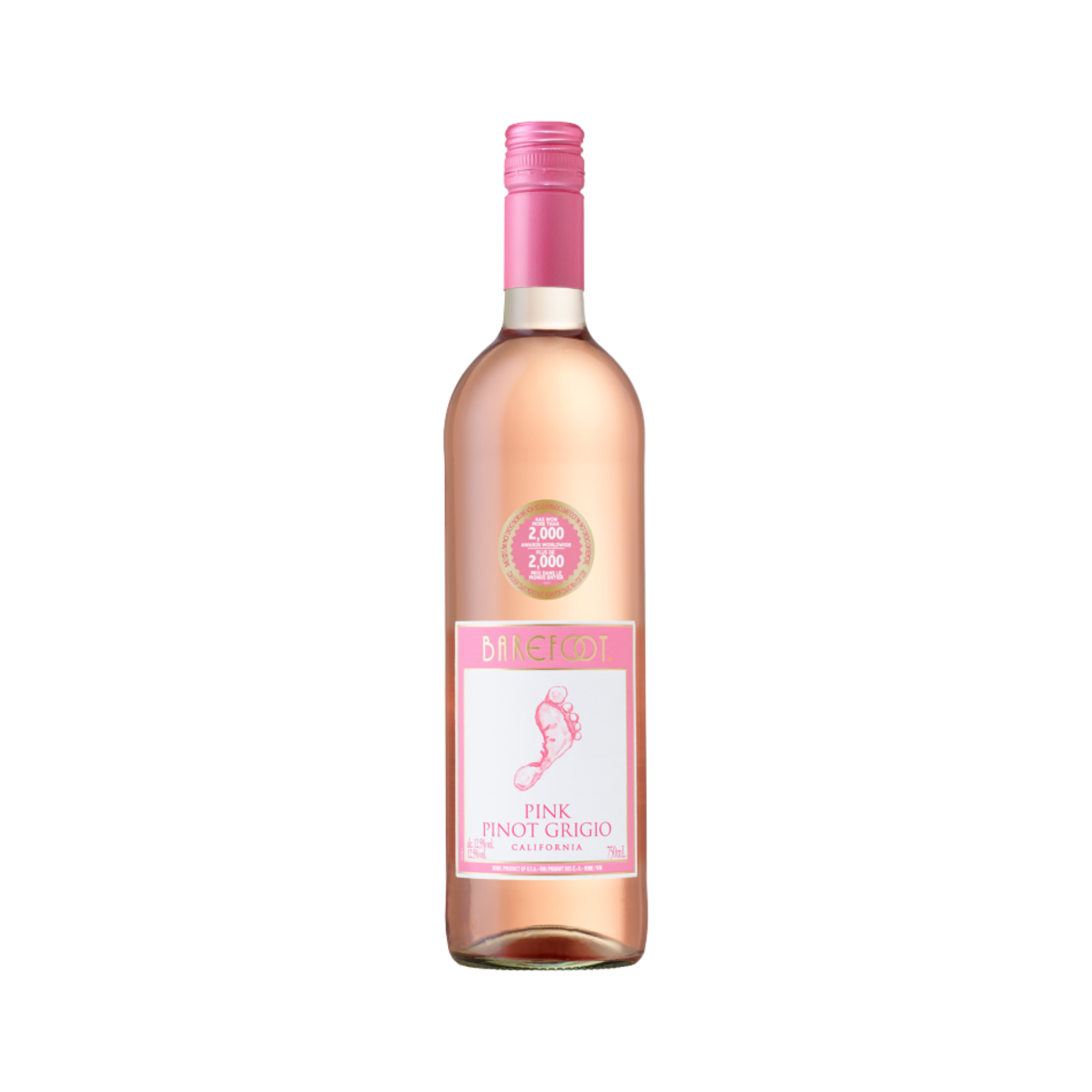 Pink Pinot Grigio Barefoot — Rosé Wine