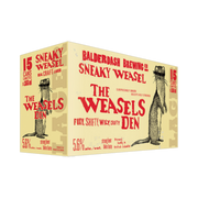 Sneaky Weasel Craft Lager 15pk — Domestic Beer