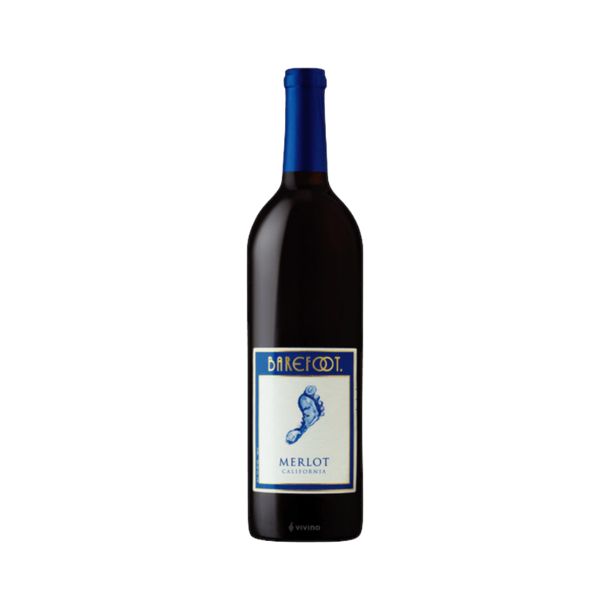 Merlot Barefoot California 750Ml — Red Wine