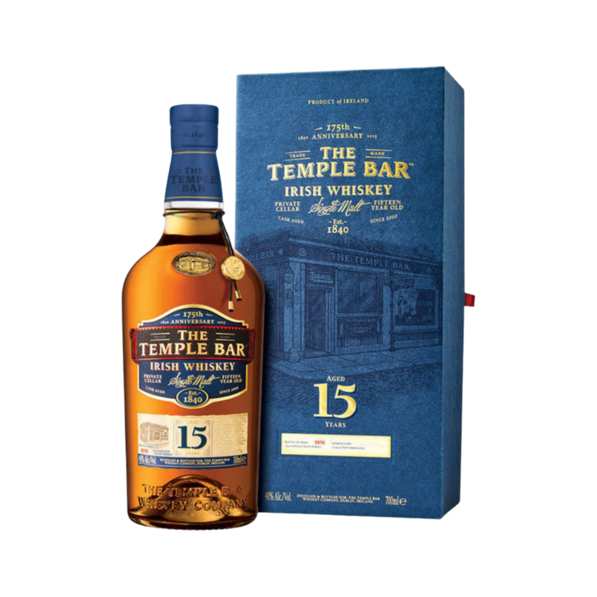Temple Bar Single Malt 15 Yr Old — Irish Whiskey