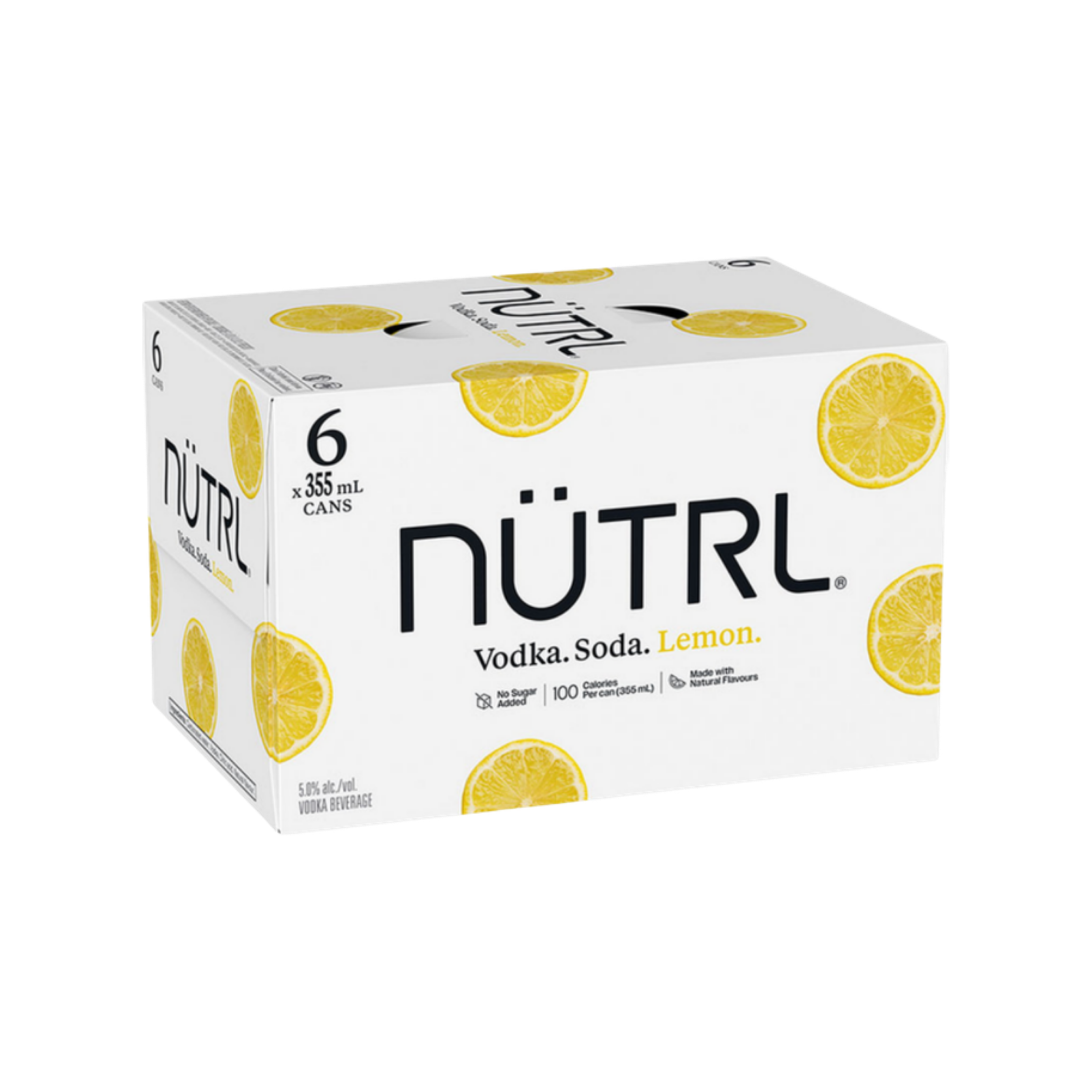 Nutrl Vodka Soda Lemon 6pk — Cooler