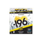 -196 Lemon Vodka Soda 4pk — Cooler