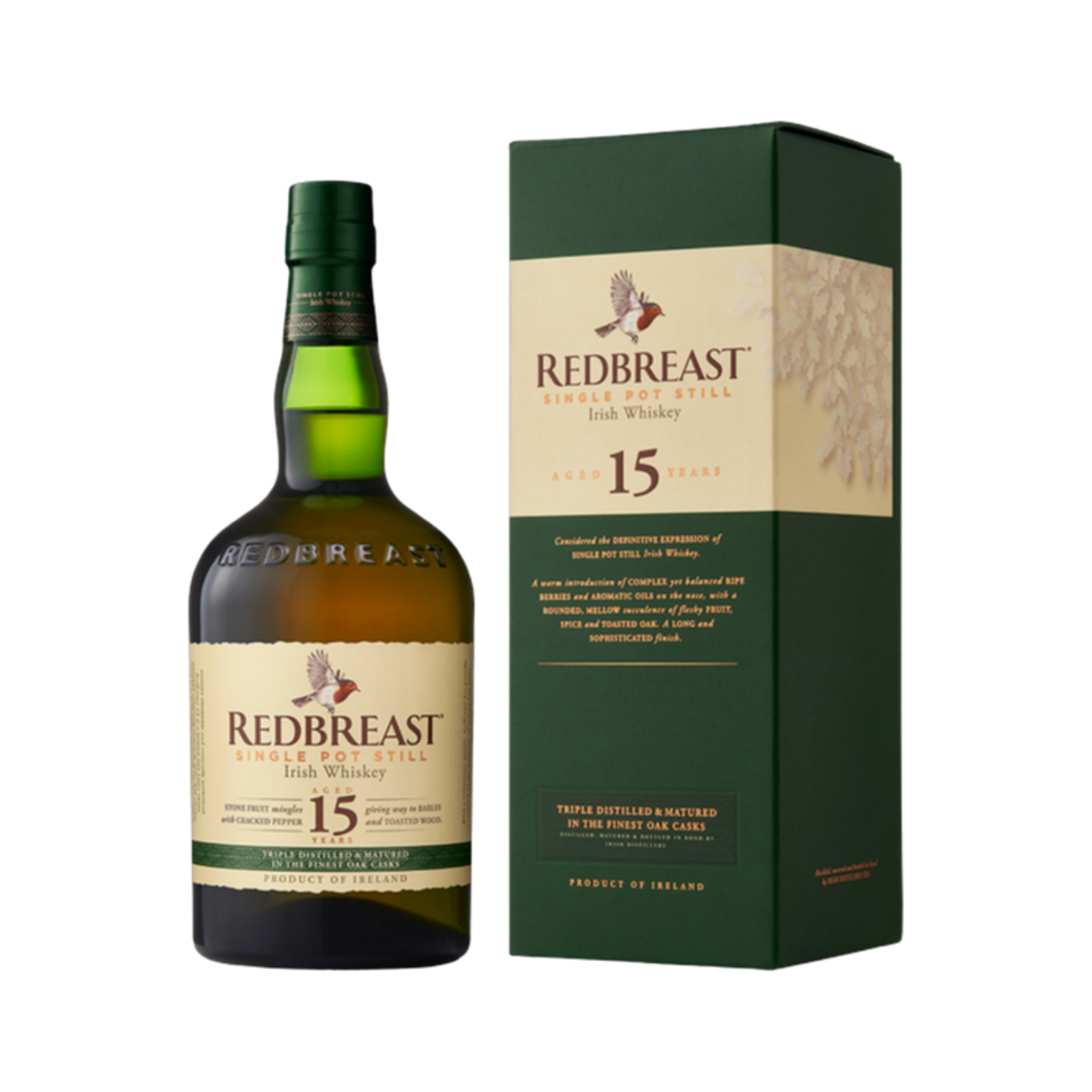 Redbreast 15 Year Old Single Pot Still — Irish Whiskey