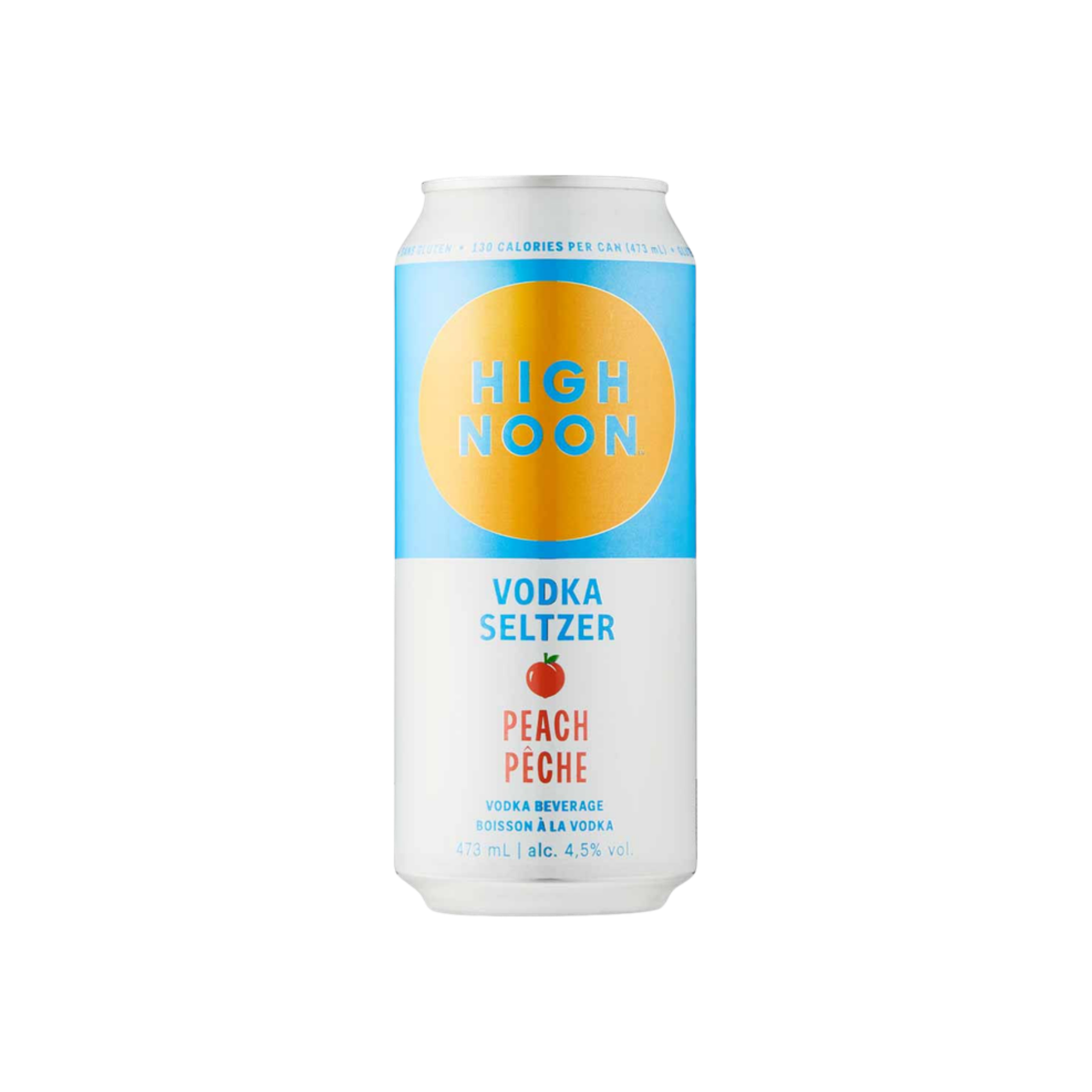High Noon Peach Vodka Seltzer Tall Can — Cooler