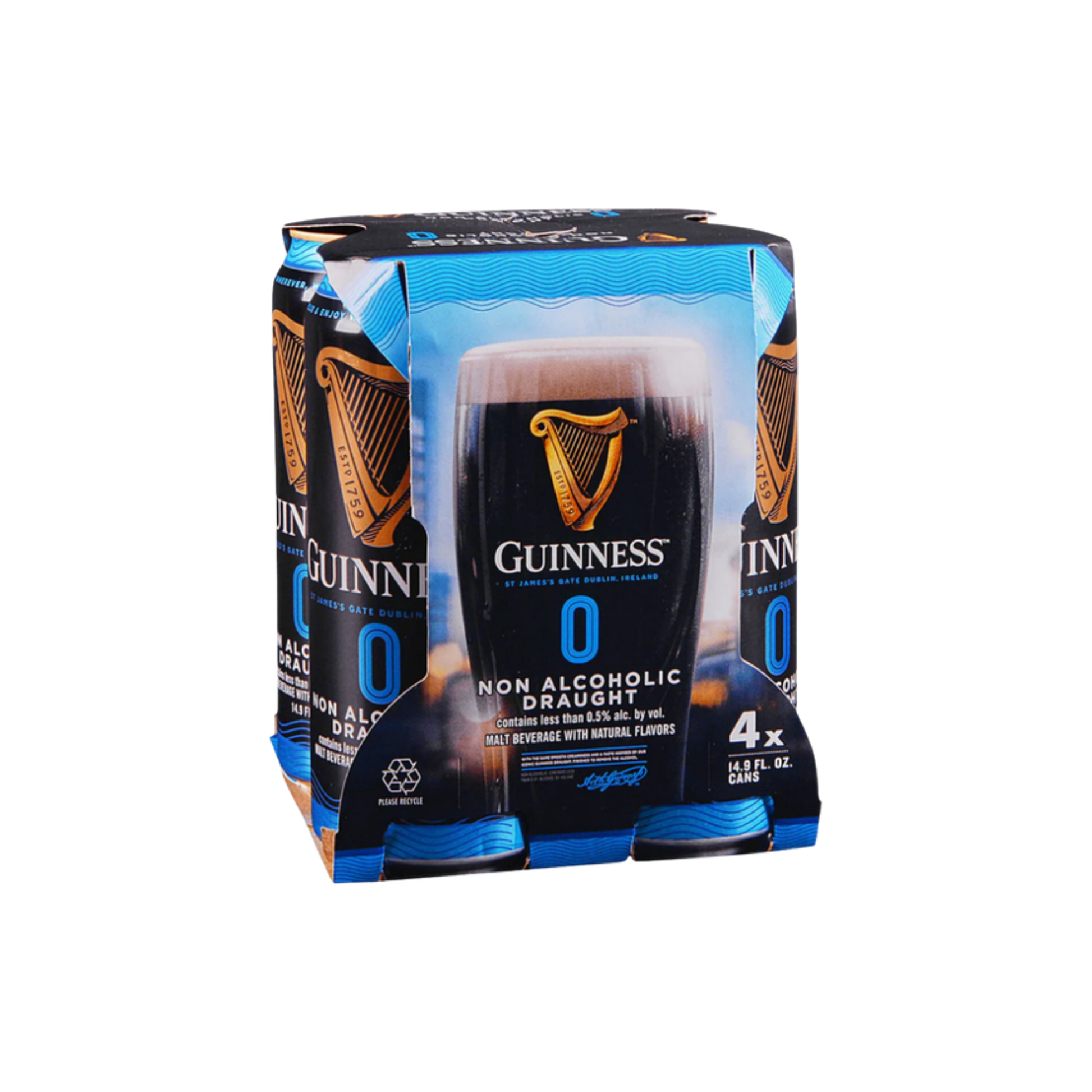 Guinness 0% 4pk — NA Beer