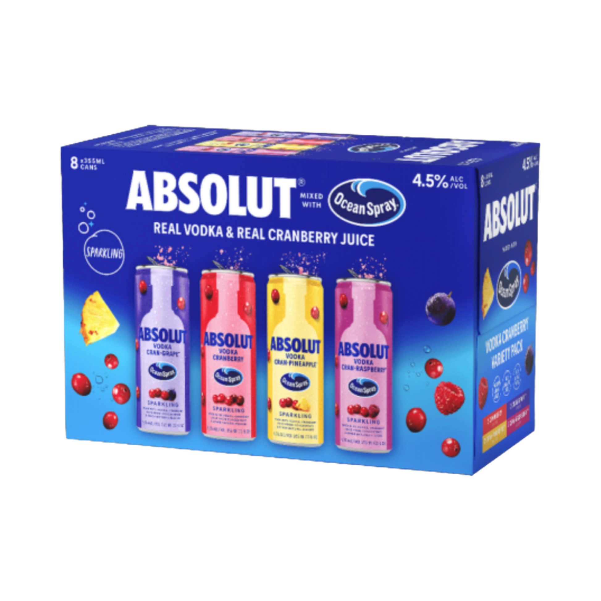 Absolut Ocean Spray Variety Pack — Cooler