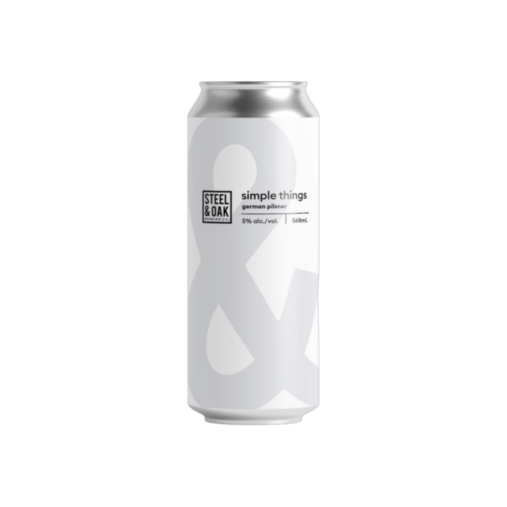 Steel & Oak Simple Things Pilsner Can — Craft Beer