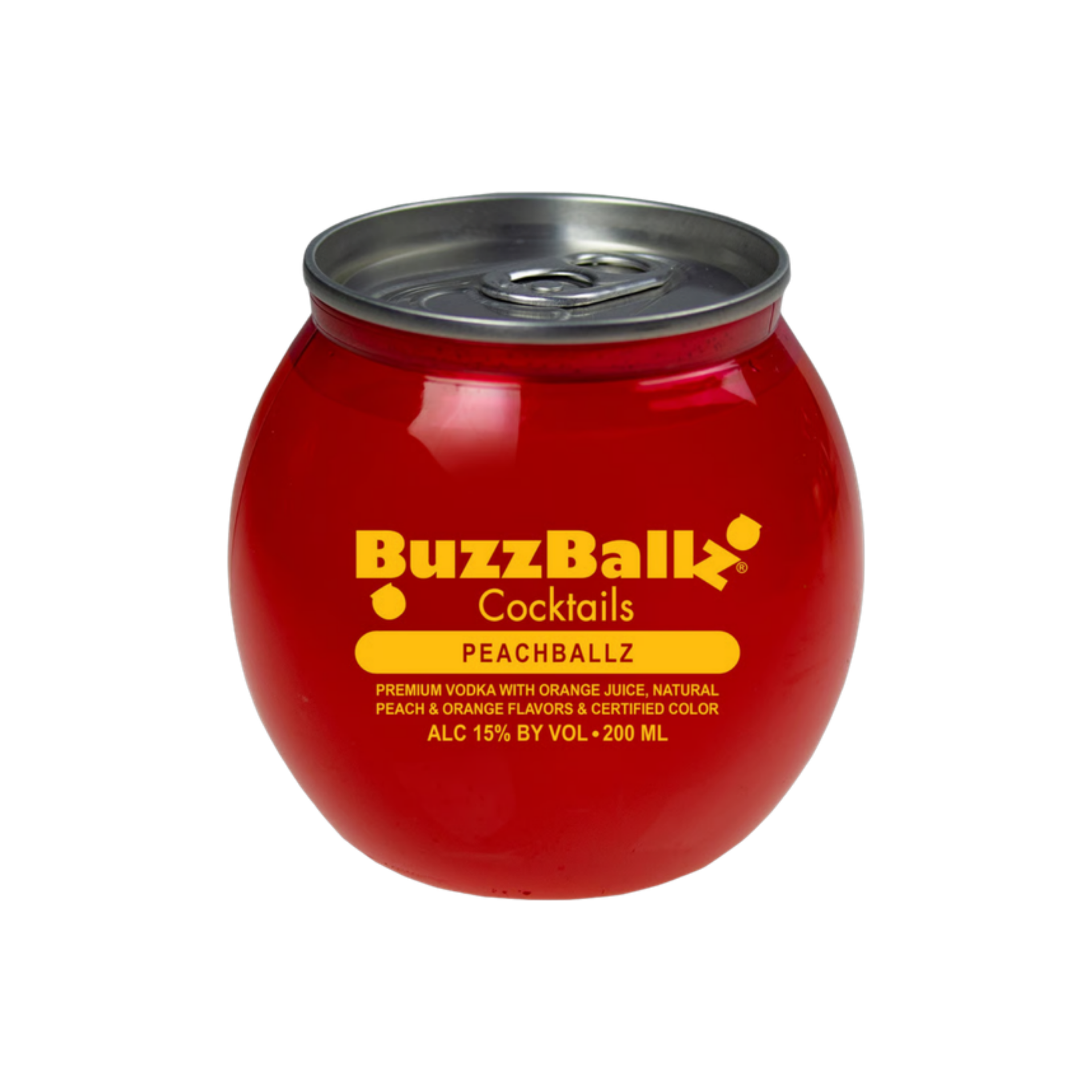 Buzzballz Cocktails Peachballz — Liqueur