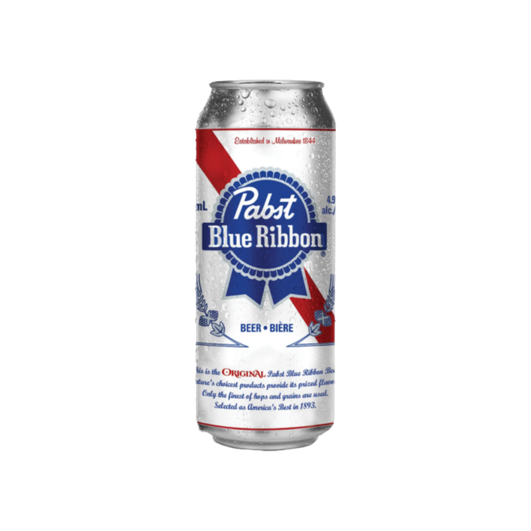 Pabst Blue Ribbon 4.9% King Can — Domestic Beer