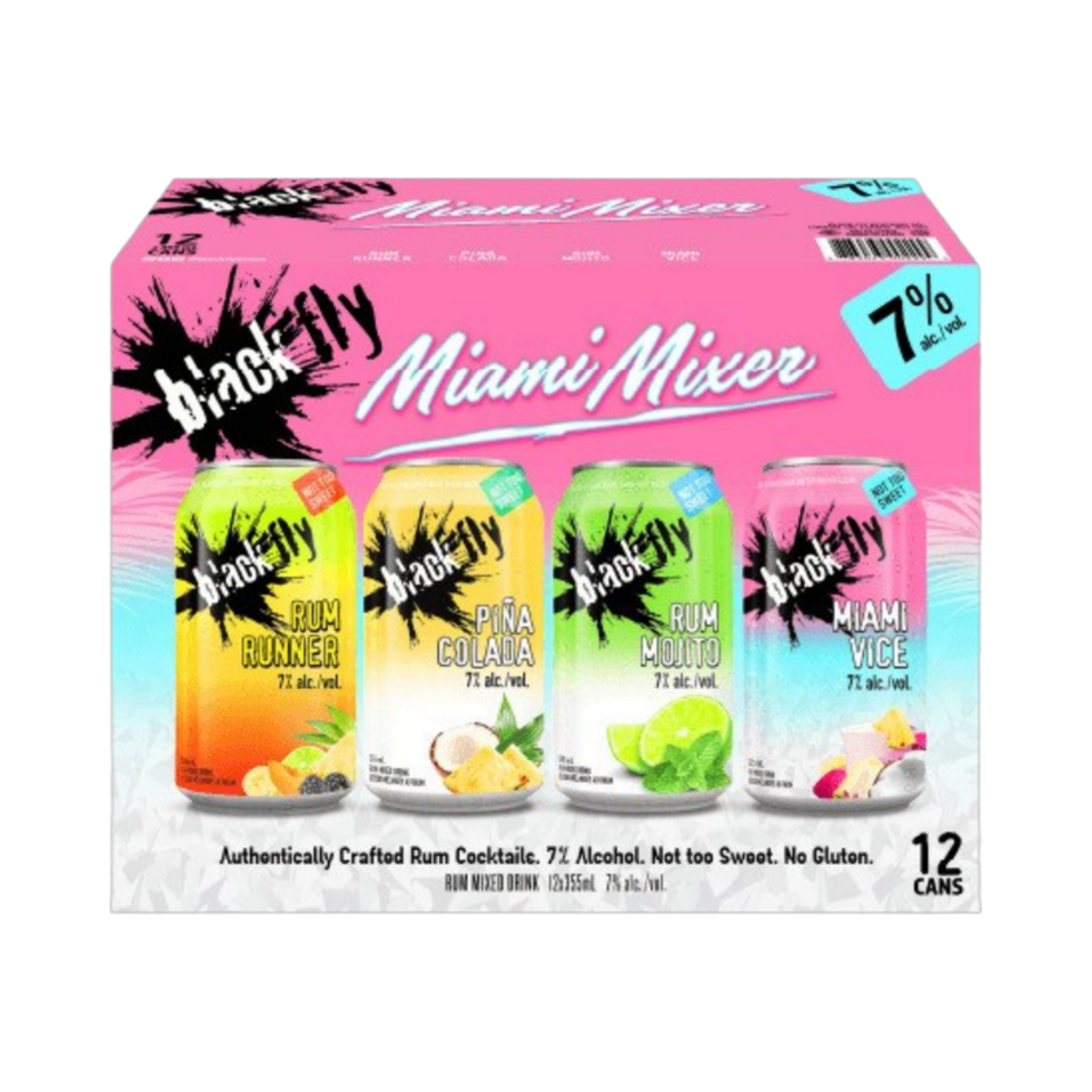 Black Fly Miami Rum Mixer Pack — Cooler