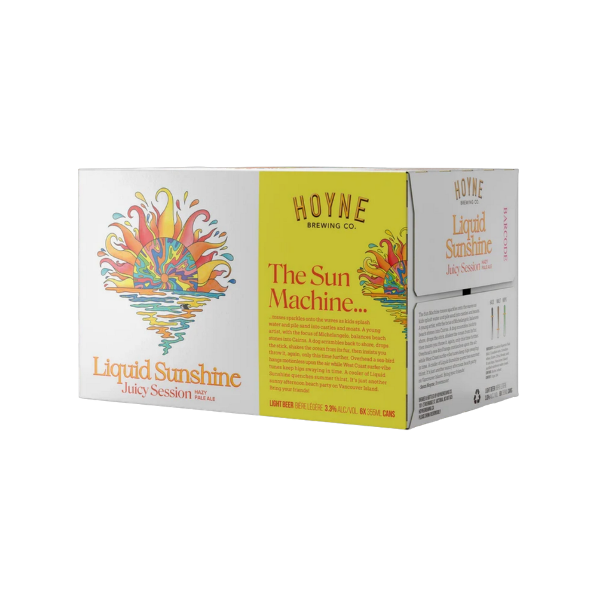 Hoyne Brewing Liquid Sunshine 6pk — Craft Beer