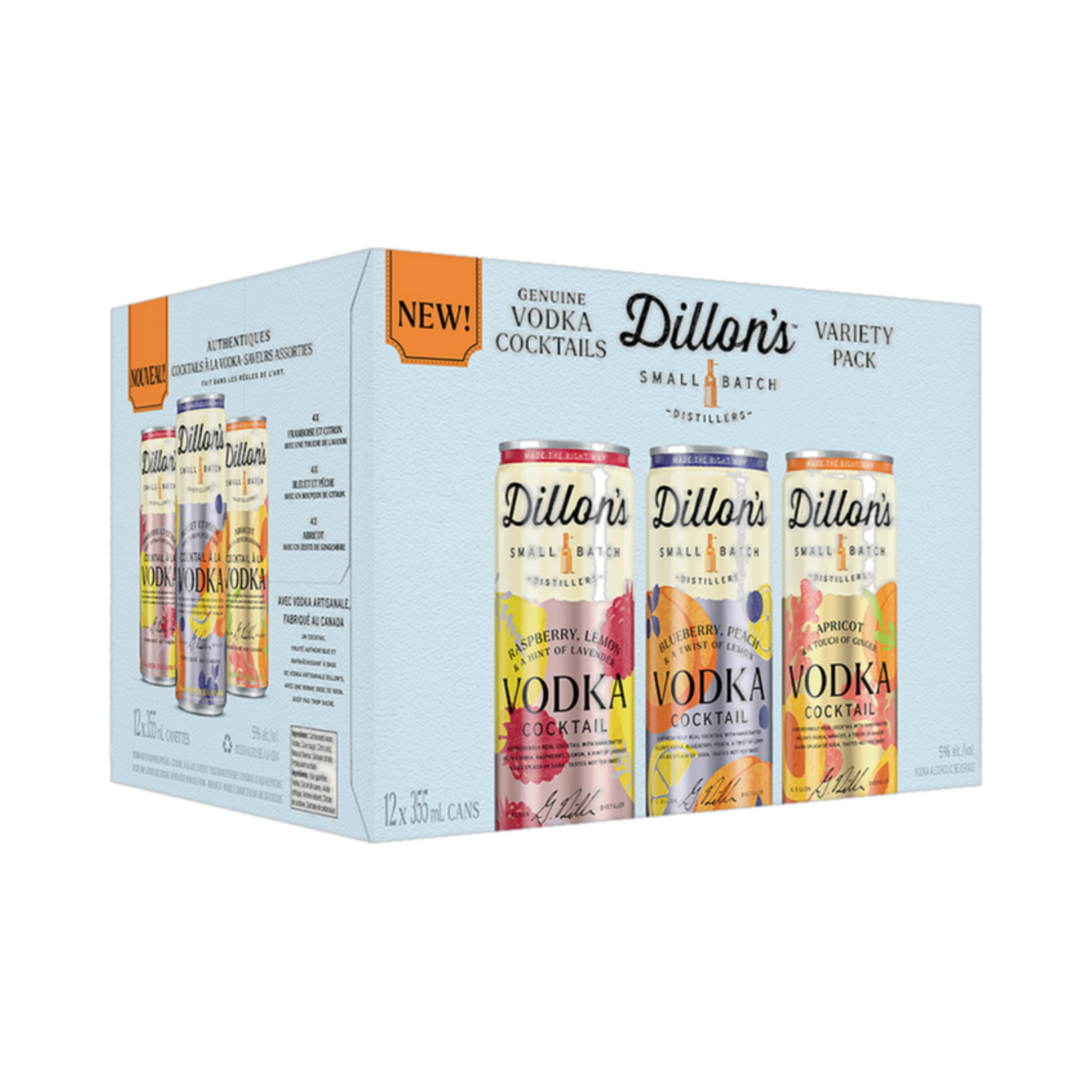 Dillons Vodka Cocktail Variety Pack — Cooler