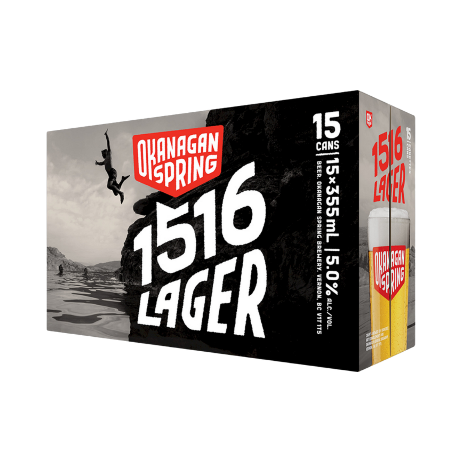 Okanagan Spring 1516 Lager 15pk — Domestic Beer