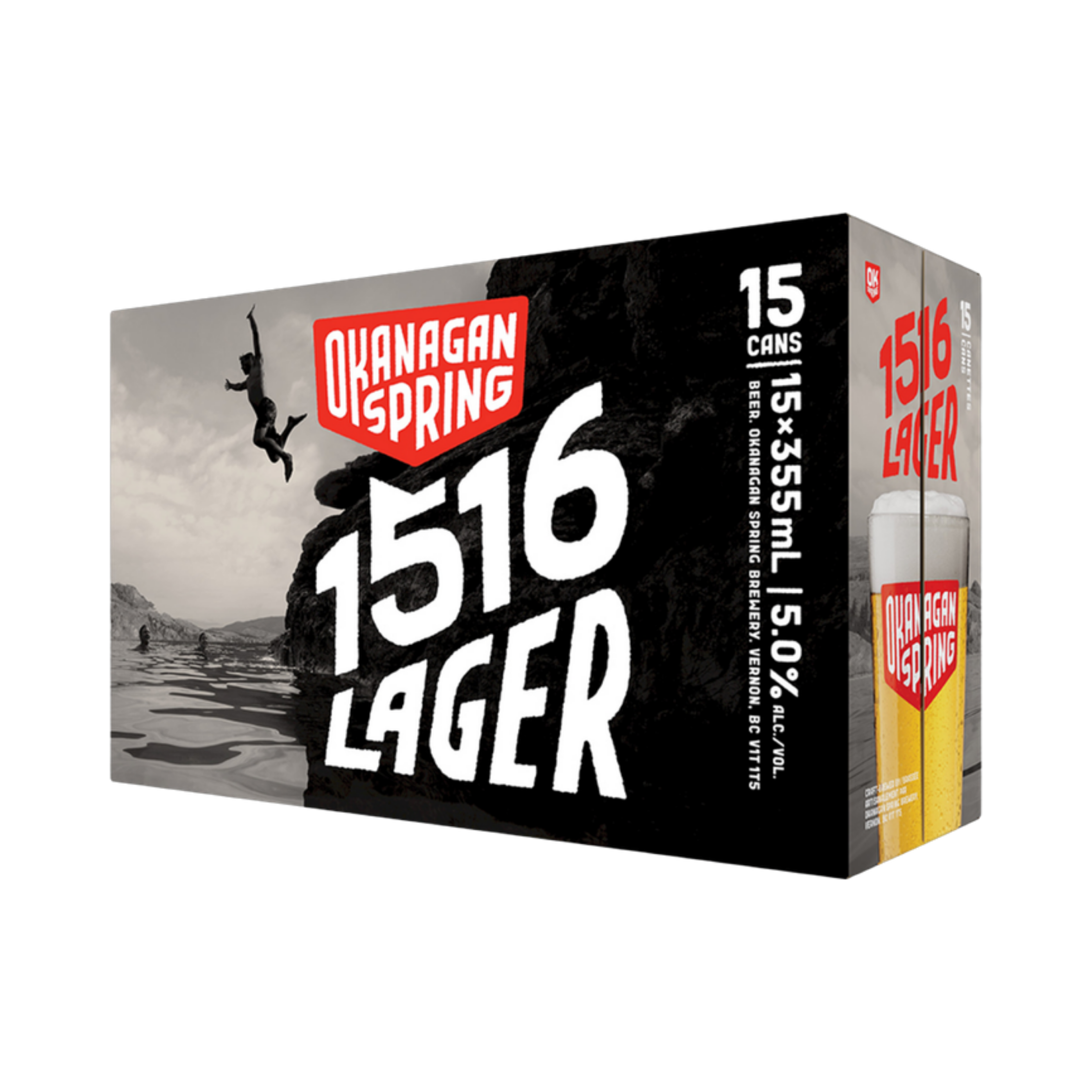 Okanagan Spring 1516 Lager 15pk — Domestic Beer