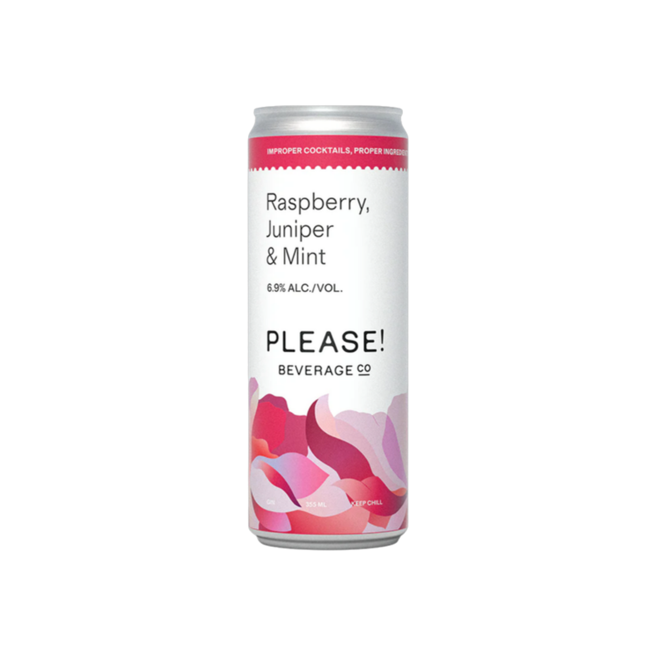 Please Cocktail Raspberry 355ml — Cooler