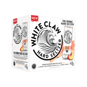 White Claw Peach 6pk — Cooler