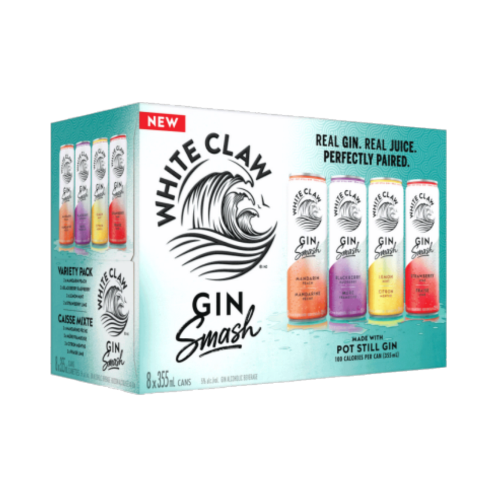 White Claw Gin Smash Variety Pack — Cooler