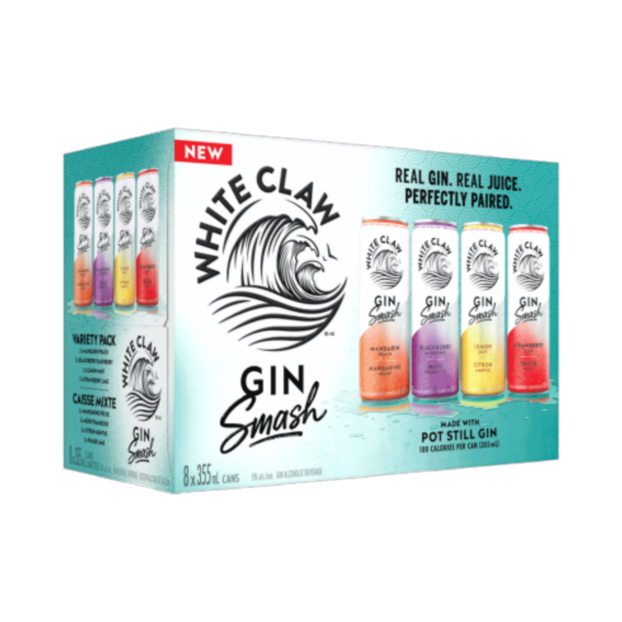 White Claw Gin Smash Variety Pack — Cooler