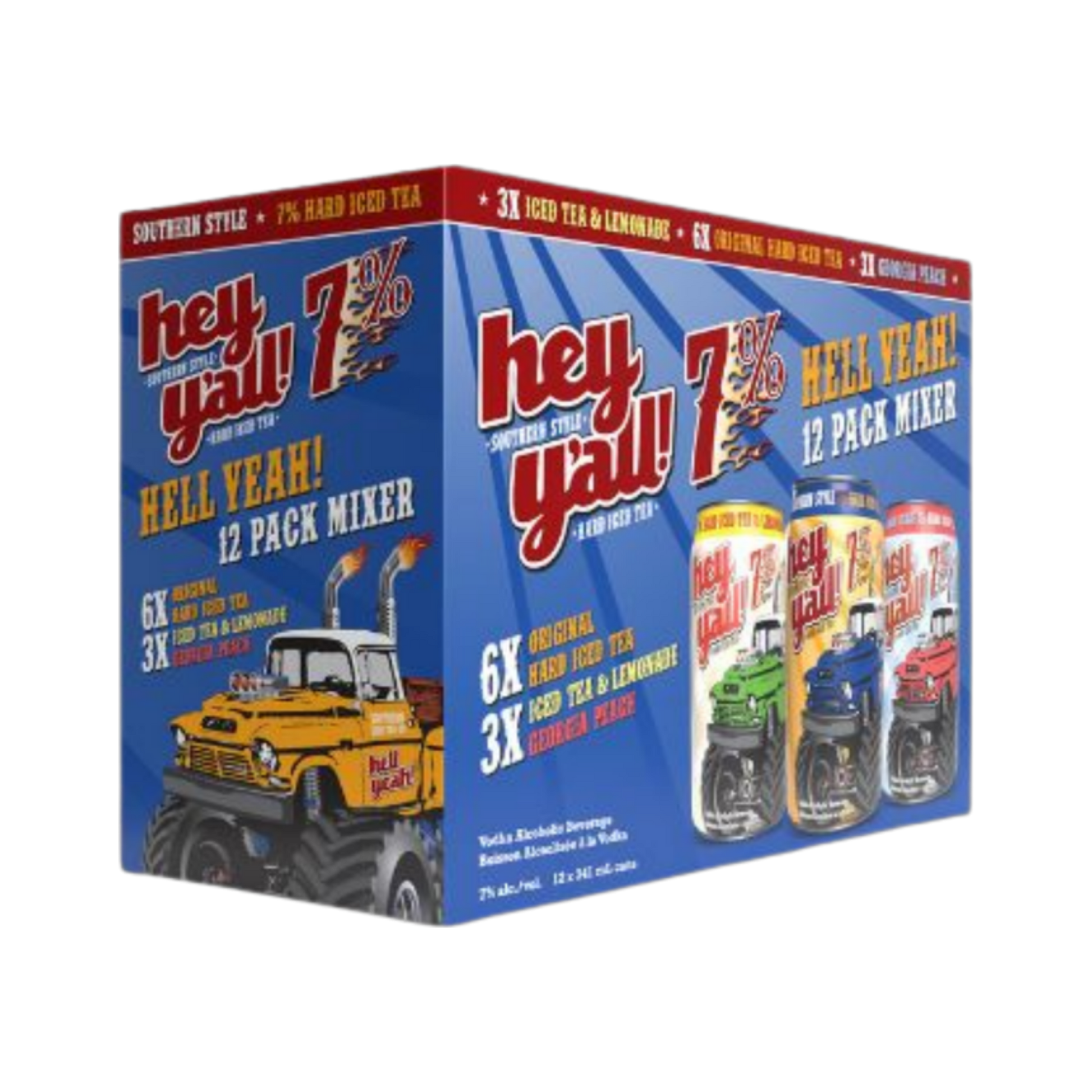 Hey Y'all 7% Mixer Pack 12x355ml — Cooler