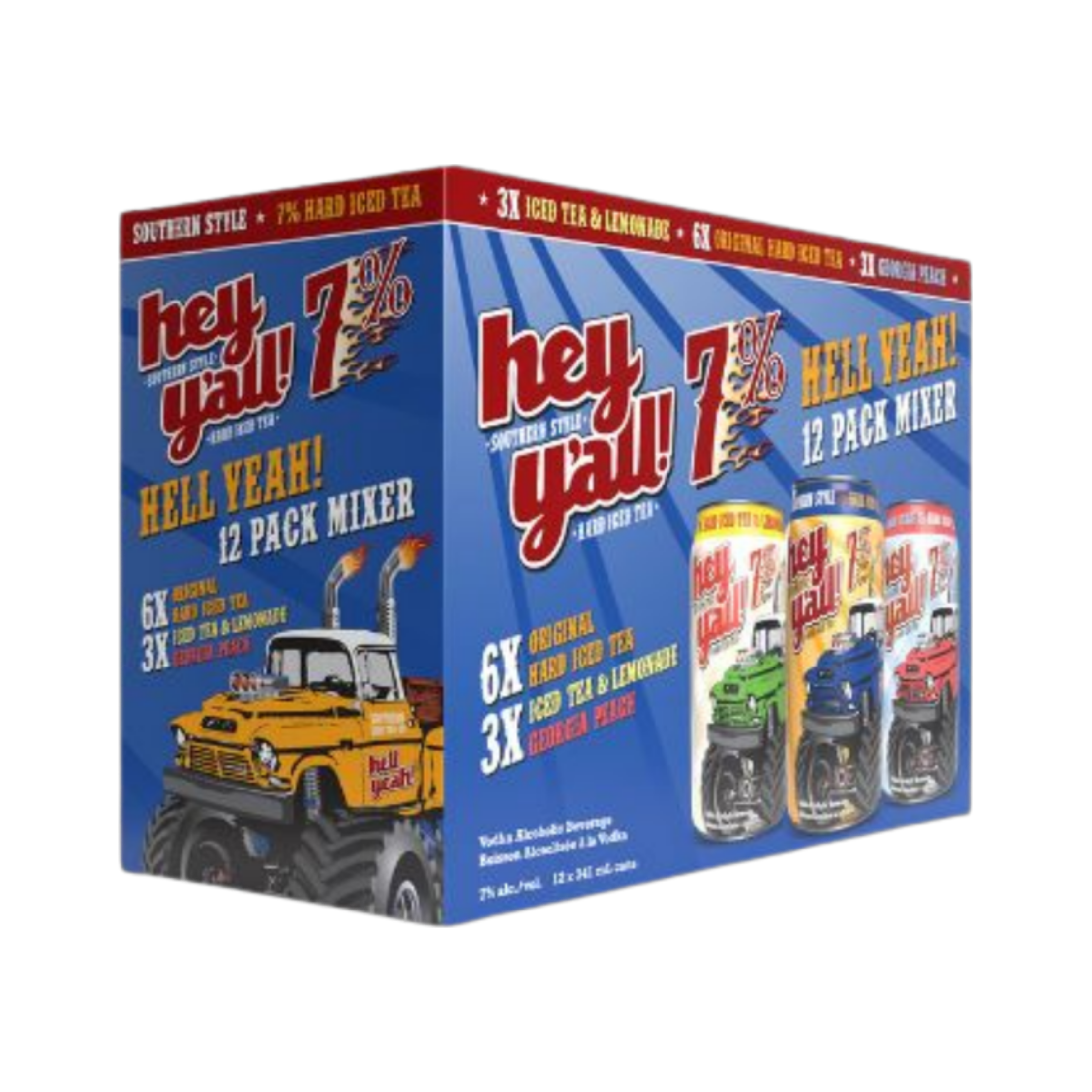Hey Y'all 7% Mixer Pack 12x355ml — Cooler