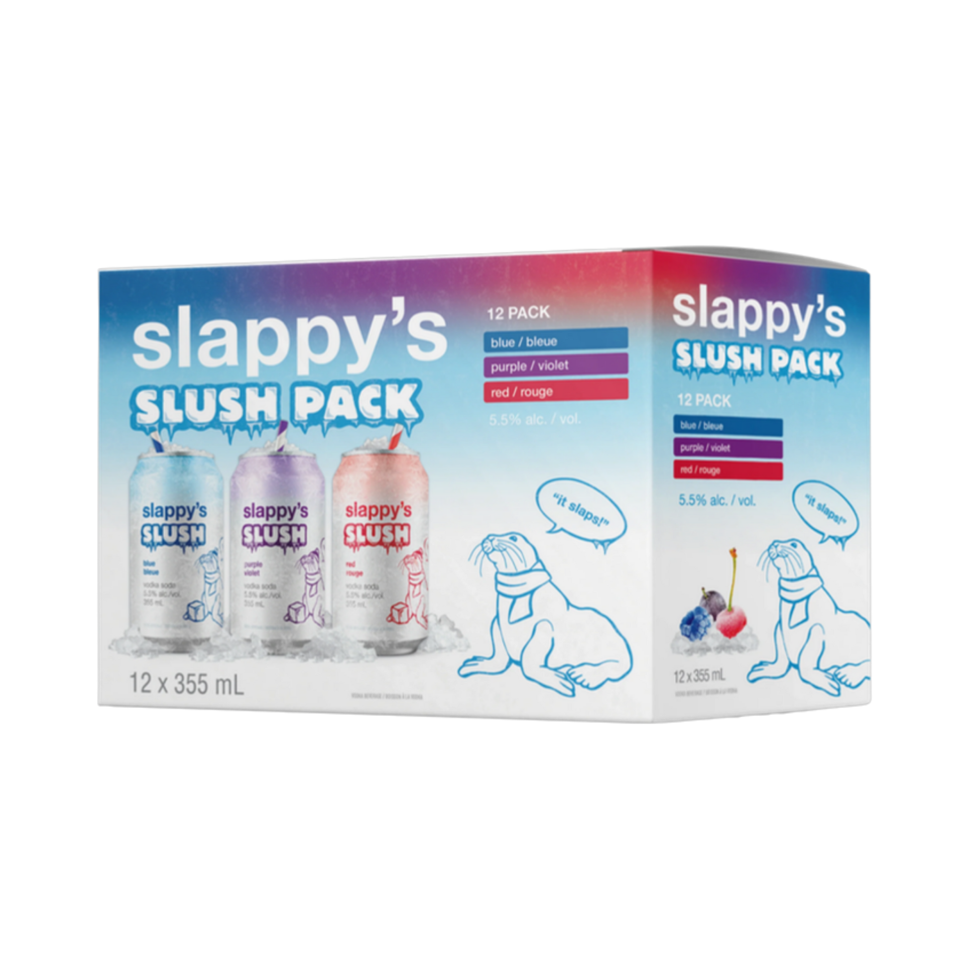 Slappy's Vodka Slush Mix Pack — Cooler