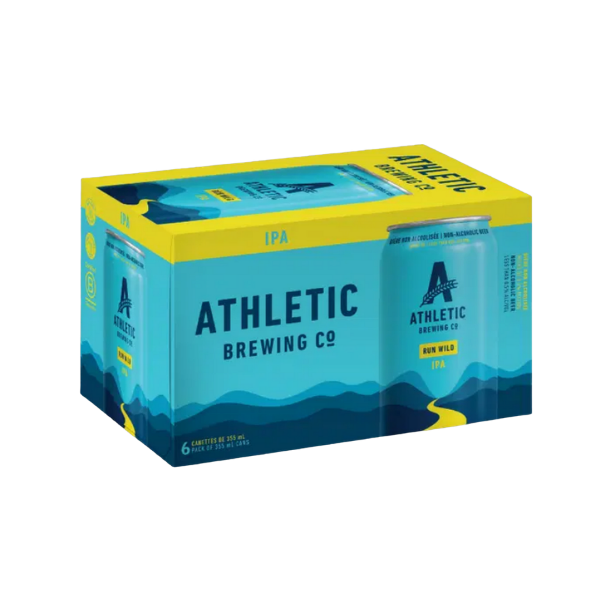 Athletic Brewing Run Wild Ipa Non Alc — NA Beer