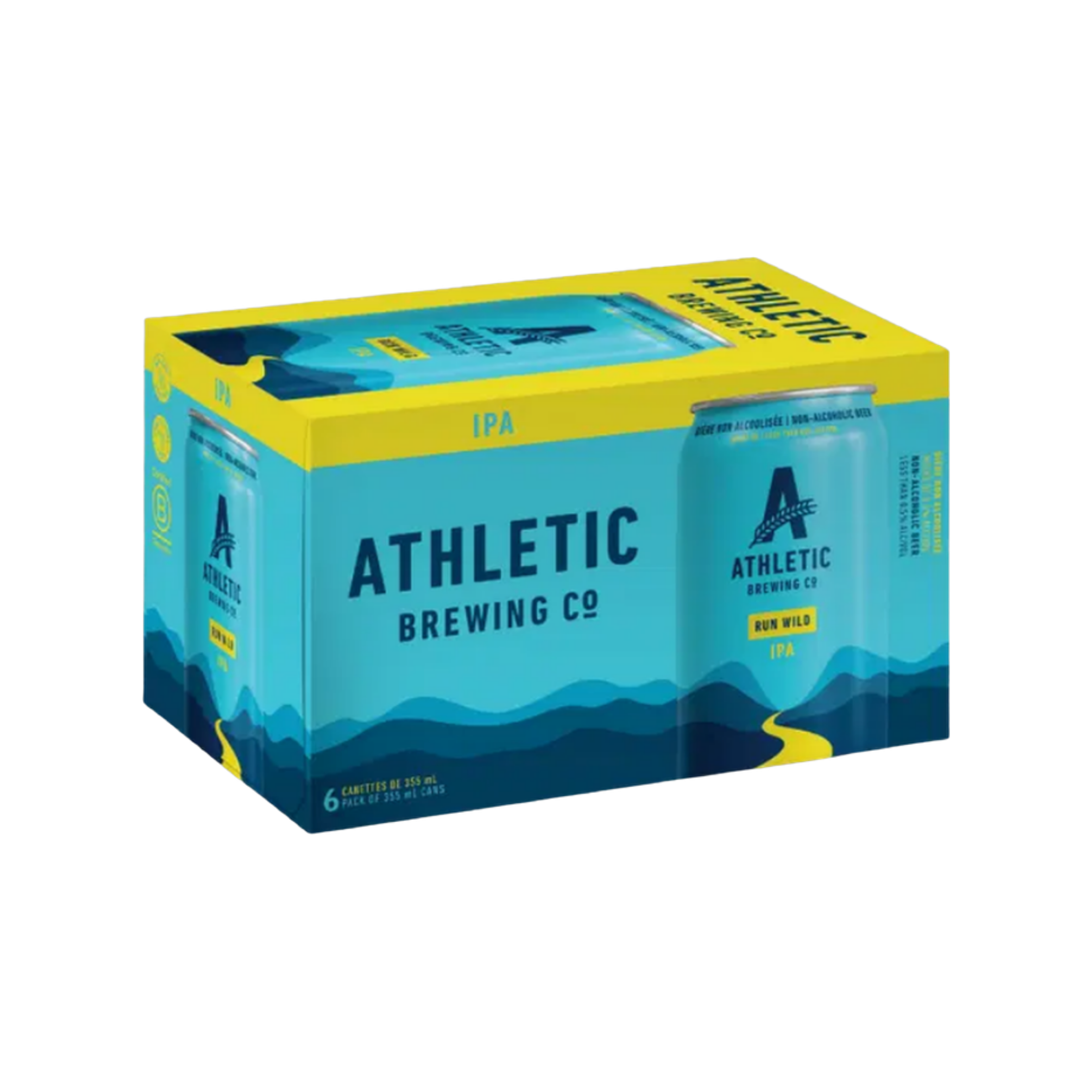 Athletic Brewing Run Wild Ipa Non Alc — NA Beer