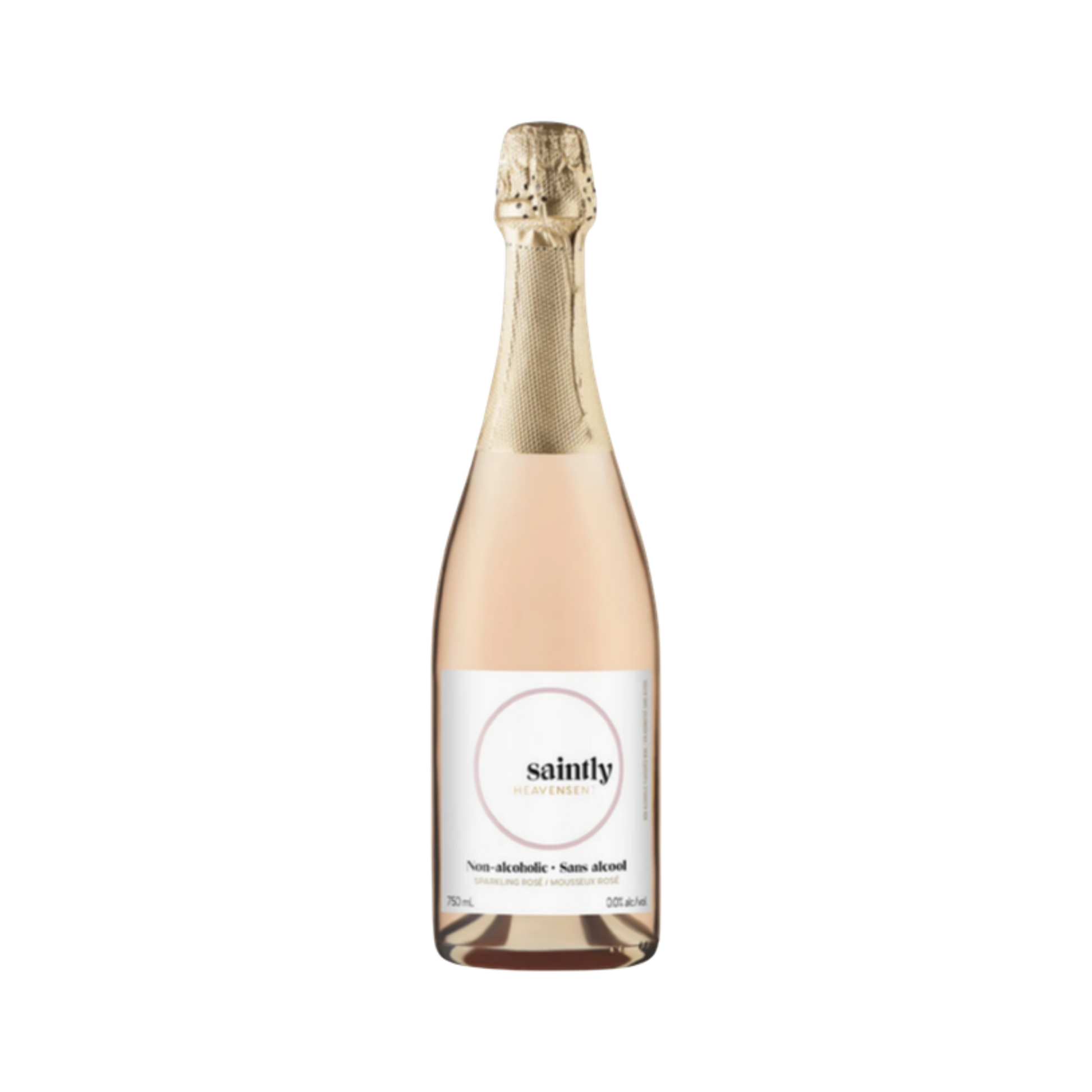 Saintly Heavensent Sparking Rose NonAlc — NA Wine