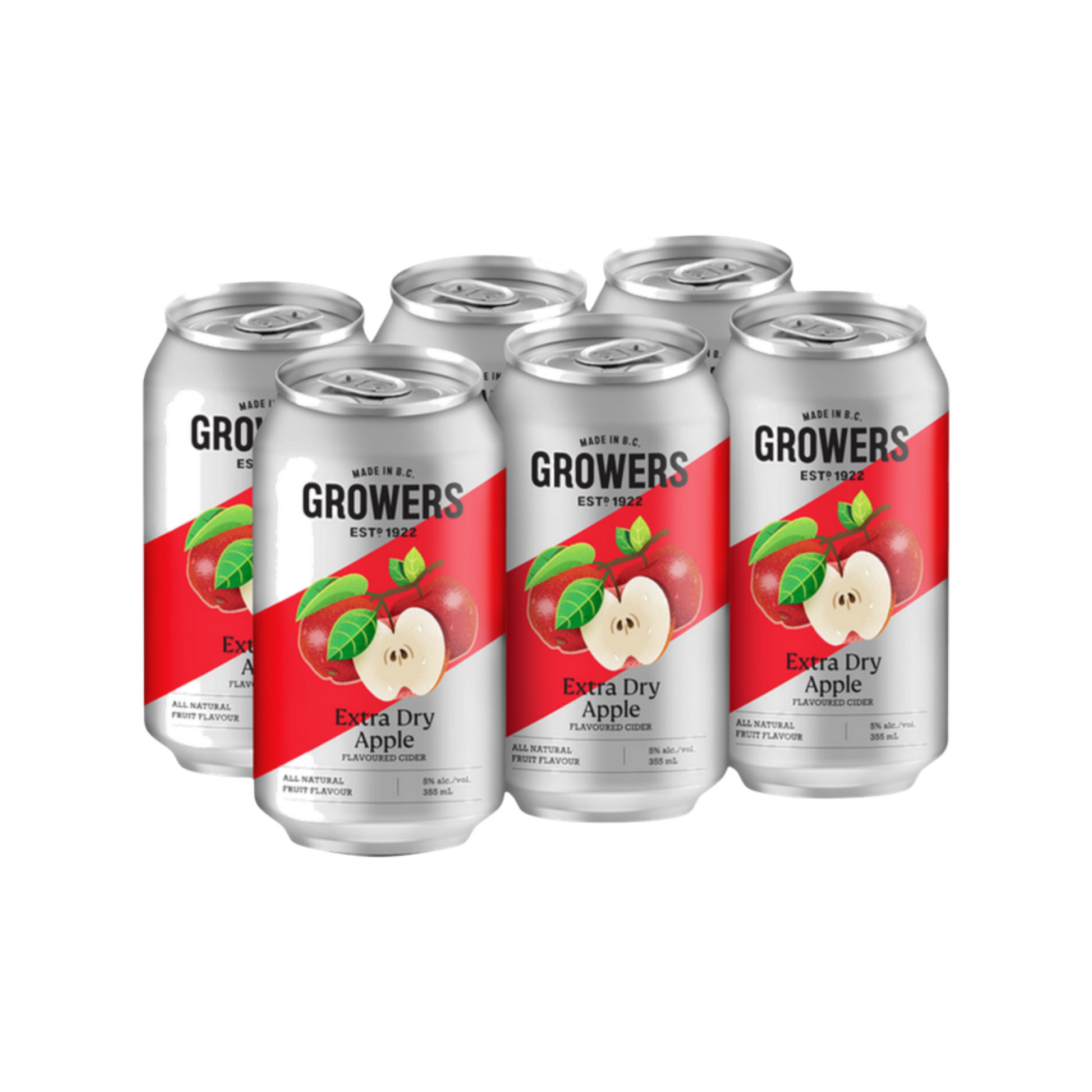 Growers Extra Dry Apple 6pk Can — Cider