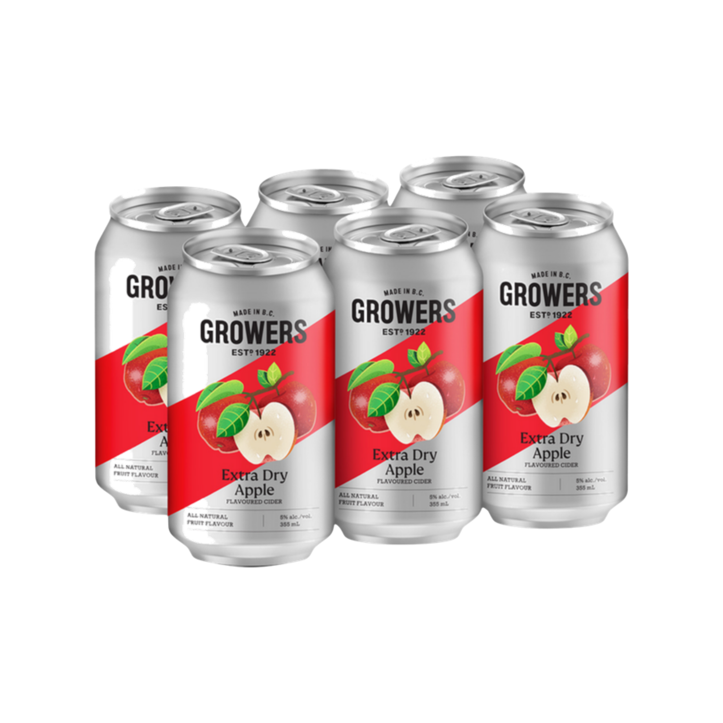 Growers Extra Dry Apple 6pk Can — Cider