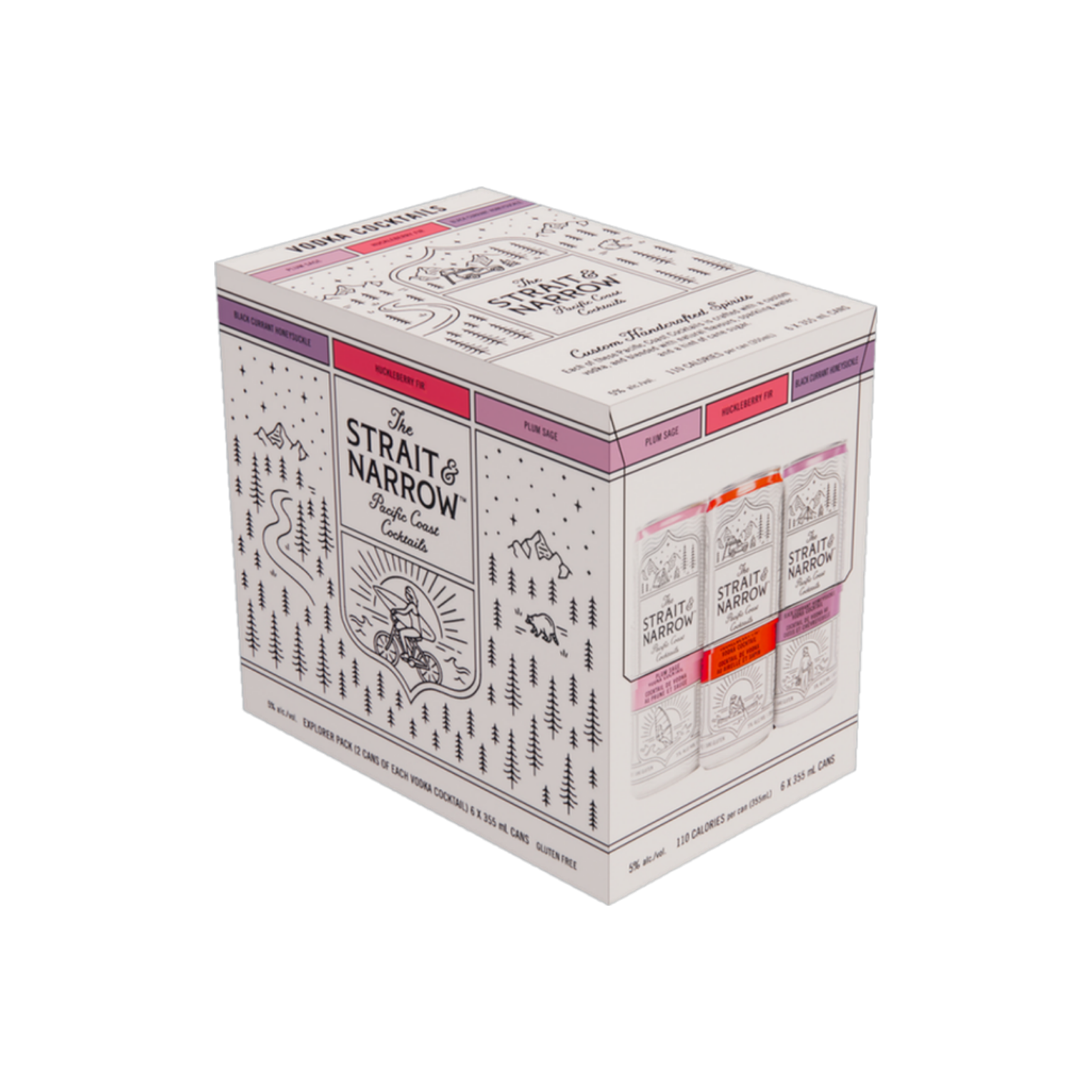 Strait & Narrow Vodka Explorer Pack — Cooler