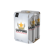 Sapporo 4Pk Tall Cans — Import Beer