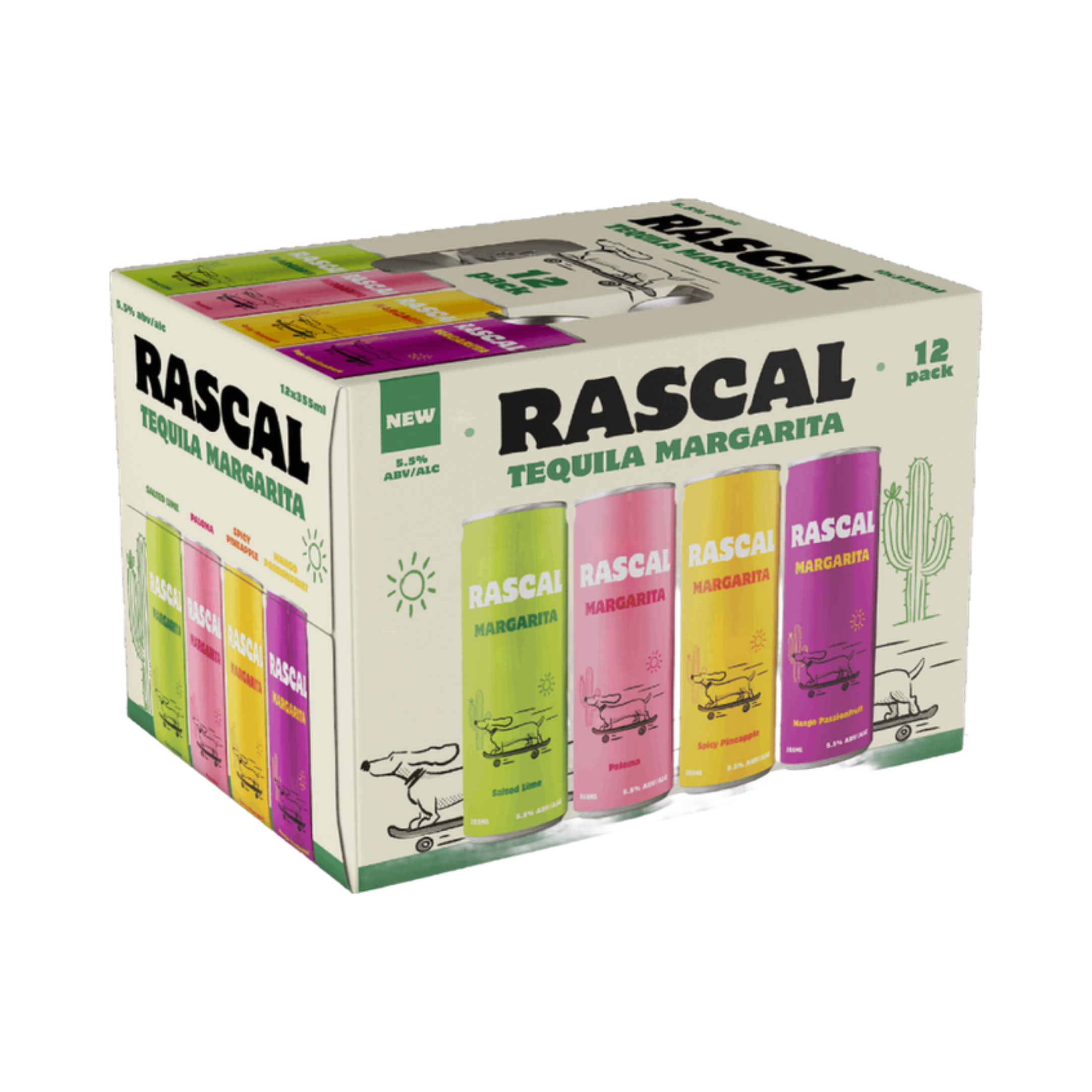 Rascal Margarita Mix Pack — Cooler