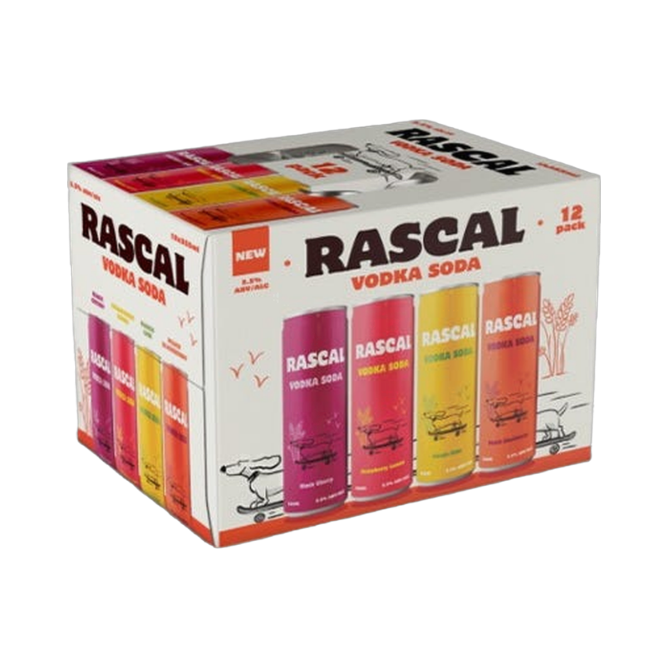 Rascal Vodka Soda Mix Pack — Cooler