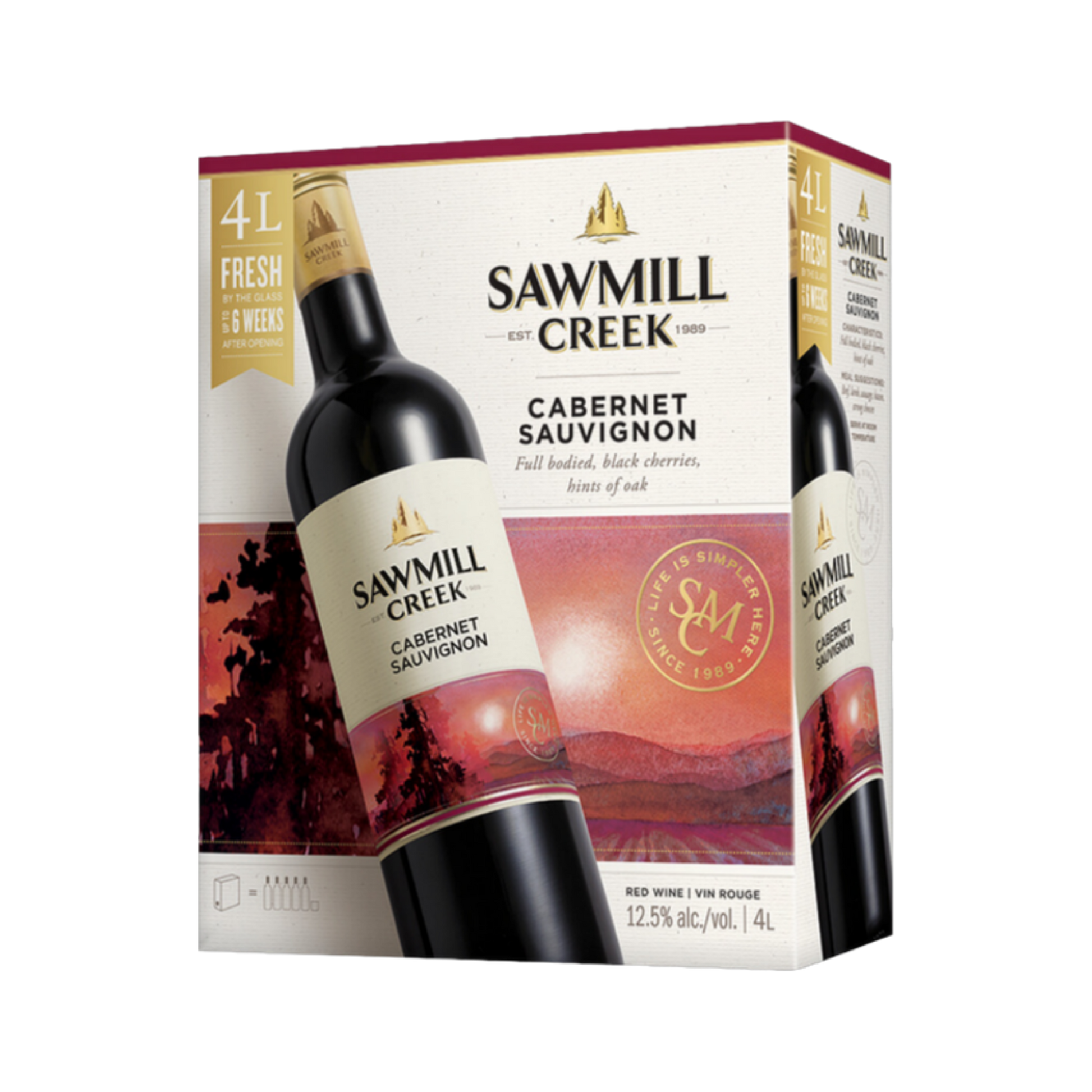 Sawmill Creek Cabernet Sauvignon 4L — Red Wine