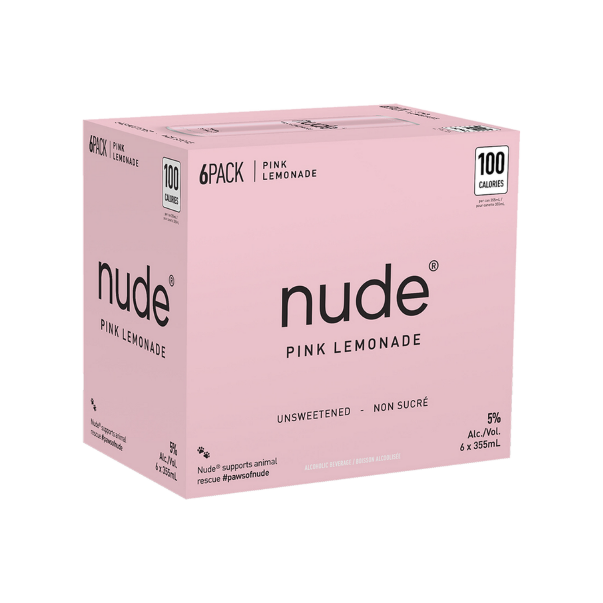 Nude Pink Lemonade 6pk — Cooler