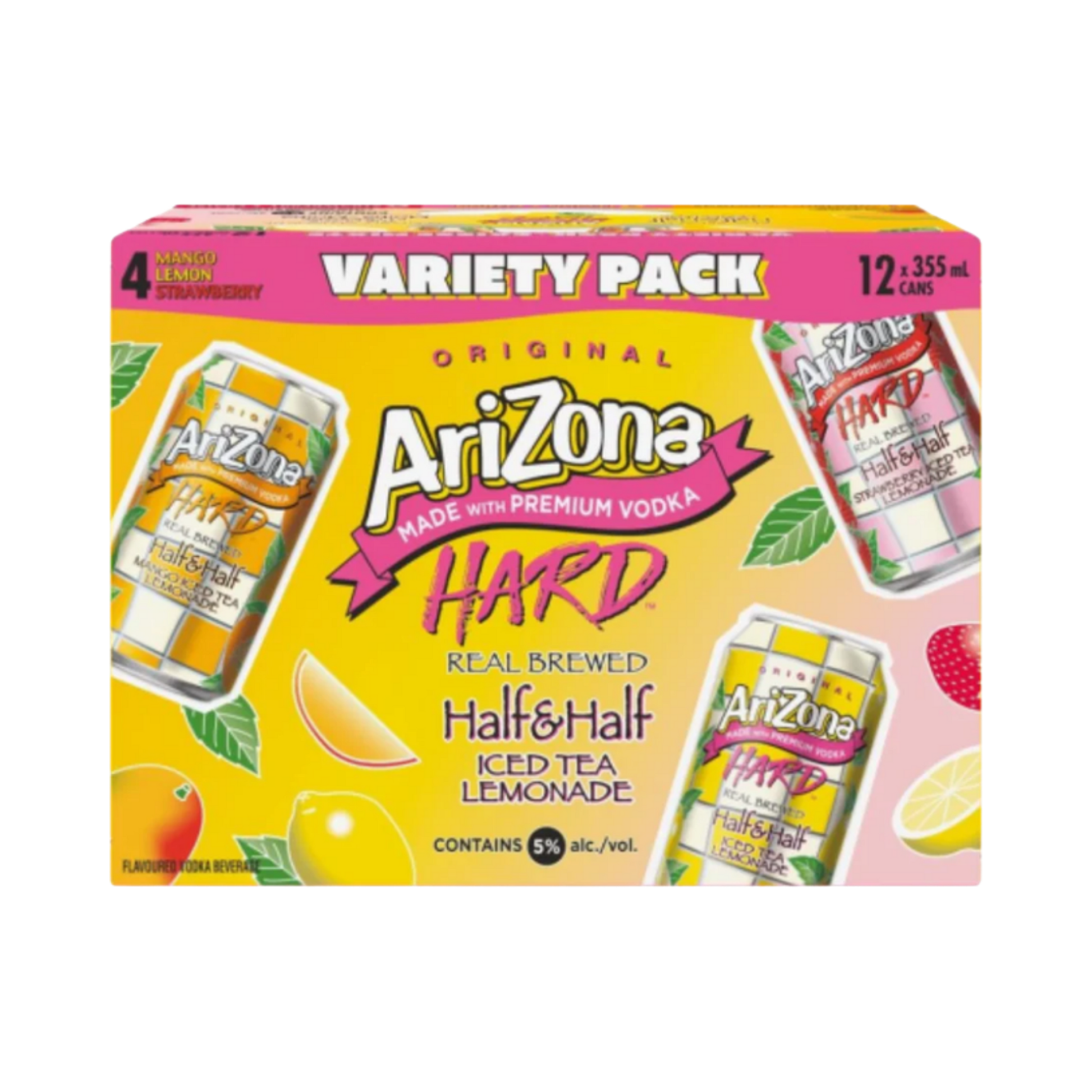 Arizona Hard Half And Half Mixer 12pk — Cooler