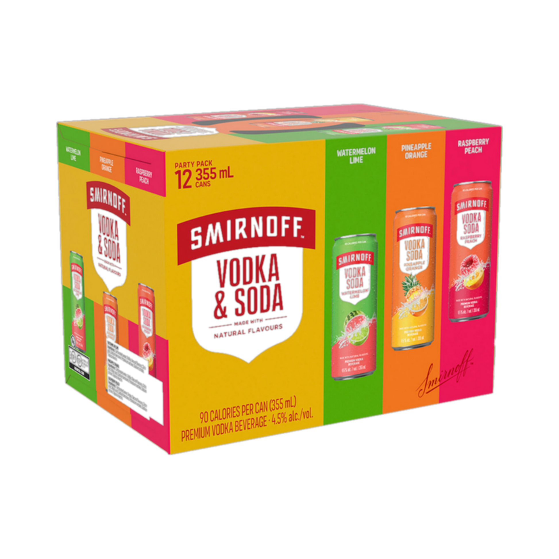 Smirnoff Vodka Soda Party Pack — Cooler