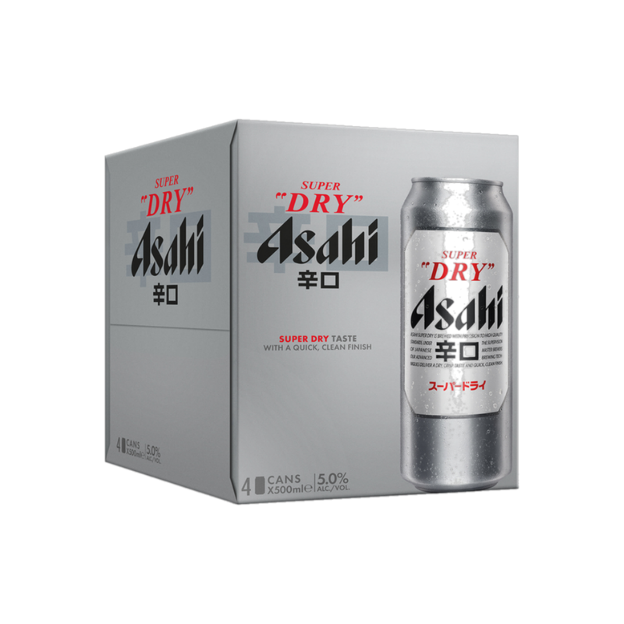 Asahi Super Dry 4Pk Tall Can — Import Beer
