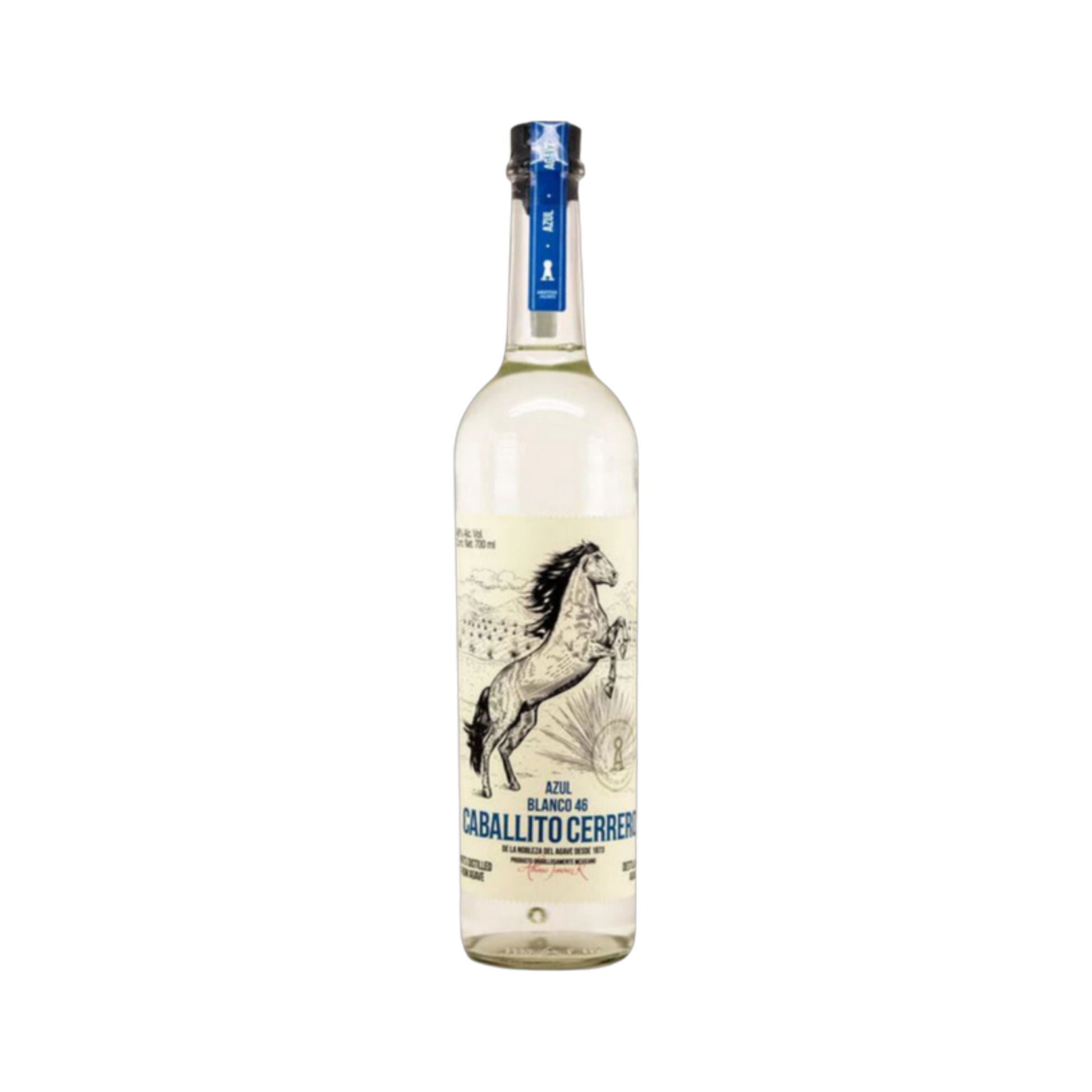 Caballito Cerrero Azul Blanco 46 — Mezcal