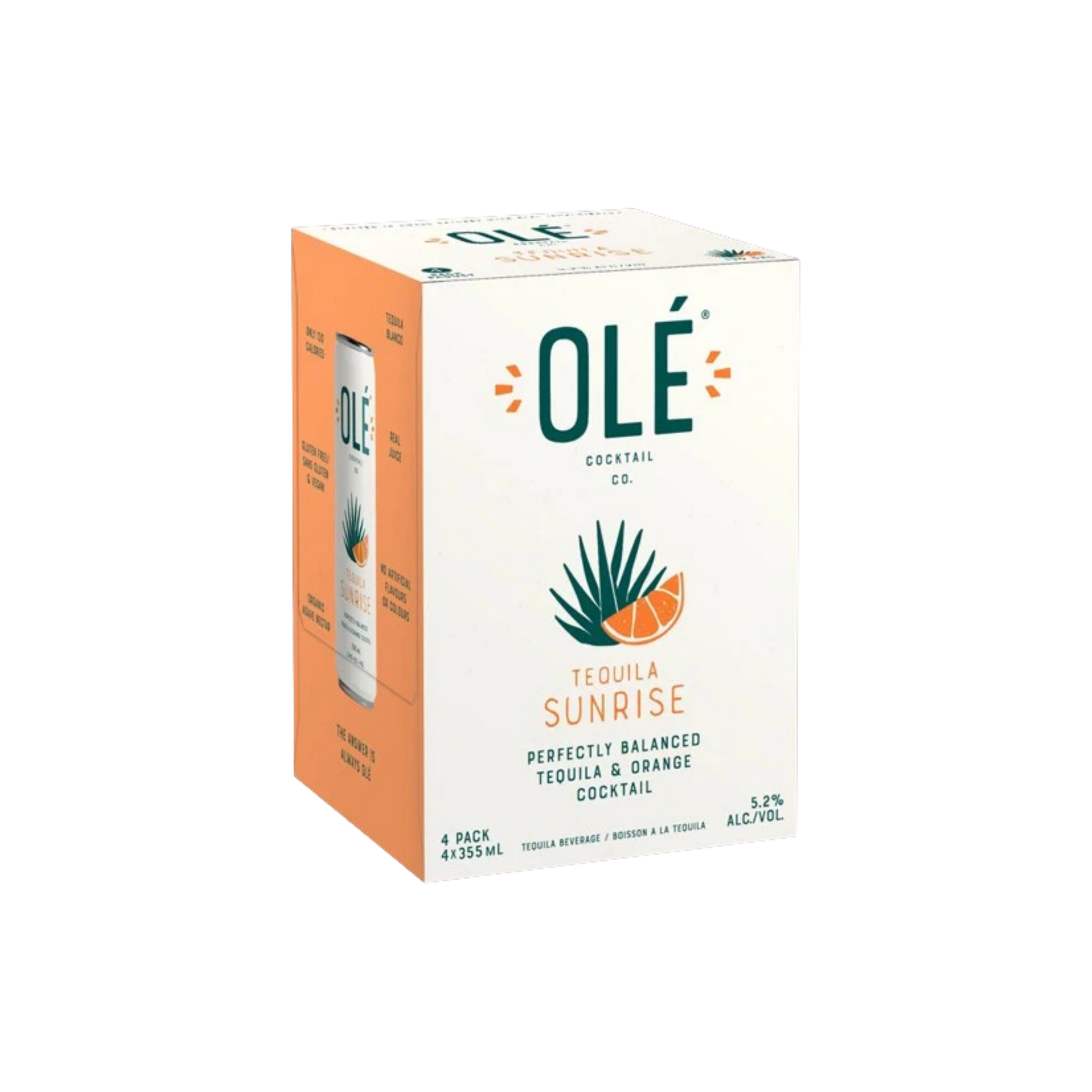 Ole Cocktail Co Tequila Sunrise 4pk — Cooler