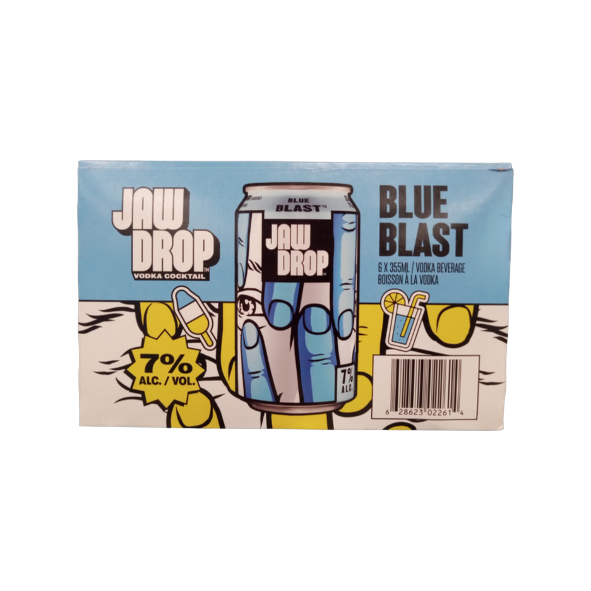 Jaw Drop Blue Blast 6pk — Cooler