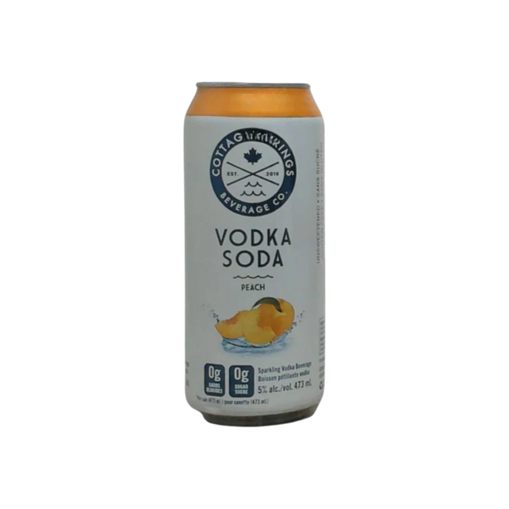 Cottage Springs Peach Tall Can — Cooler