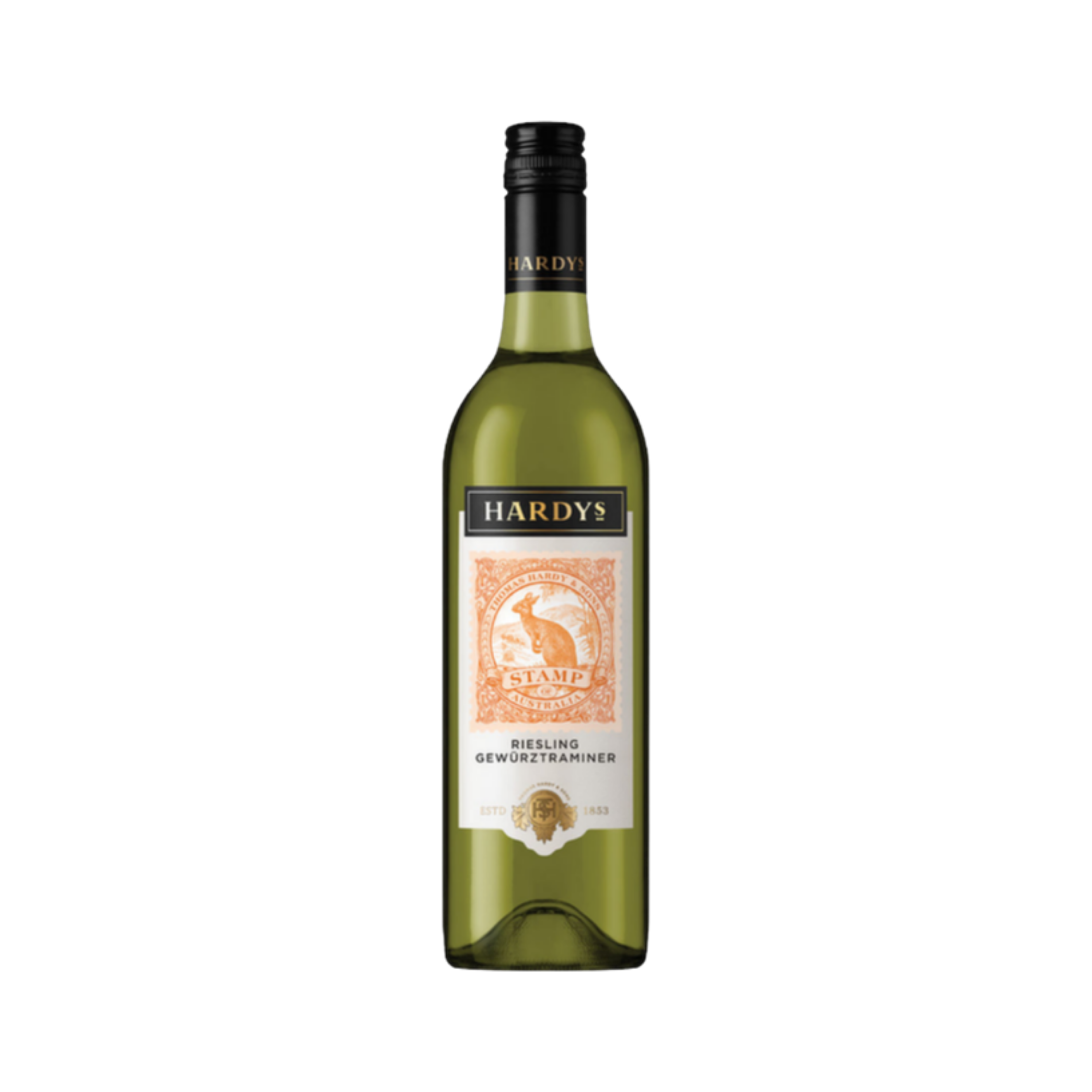 Riesling Gewurztraminer Hardys Stamp — White Wine